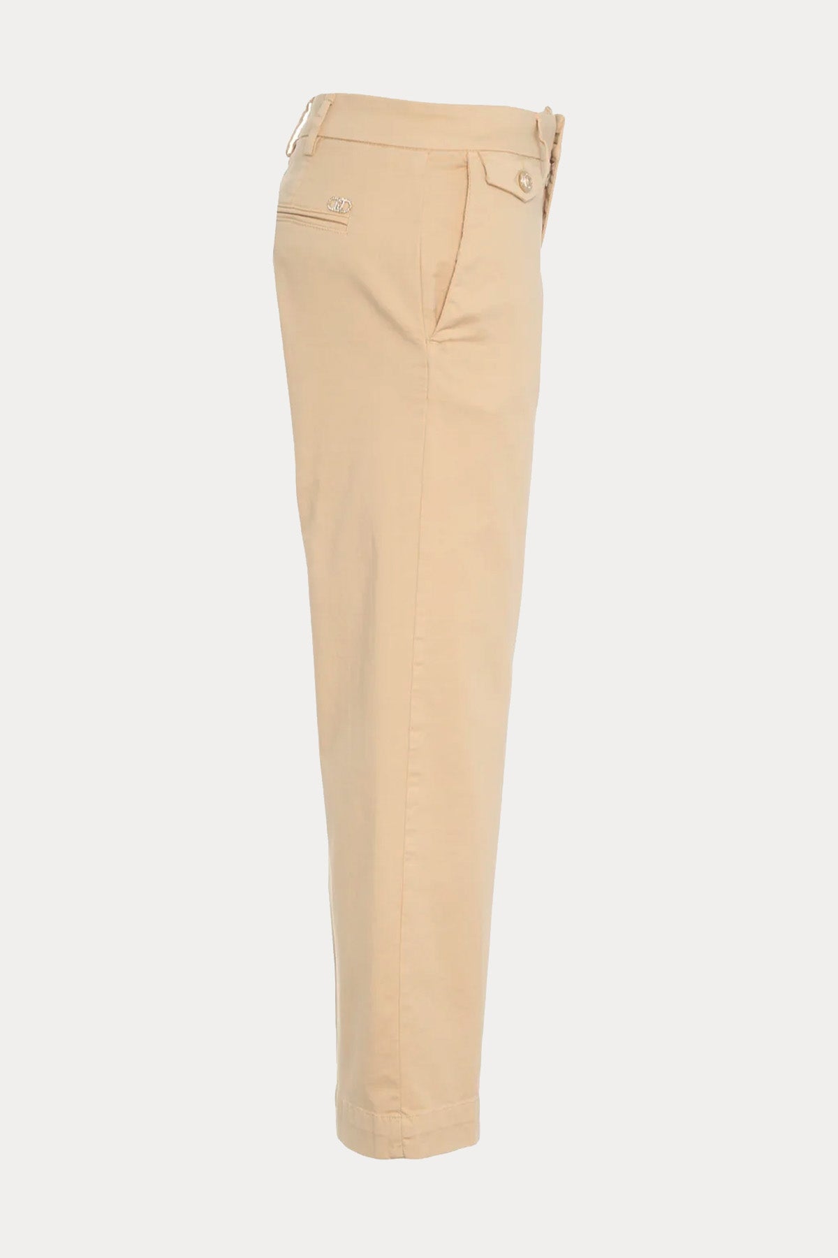Liu Jo Straight Fit Crop Paça Streç Pantolon