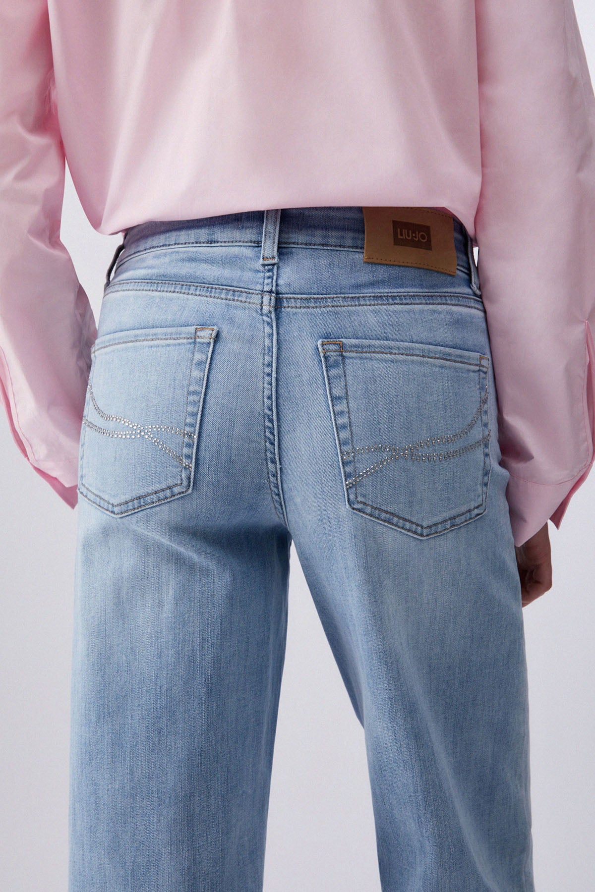 Liu Jo Straight Fit Çan Paça Yıkamalı Jeans