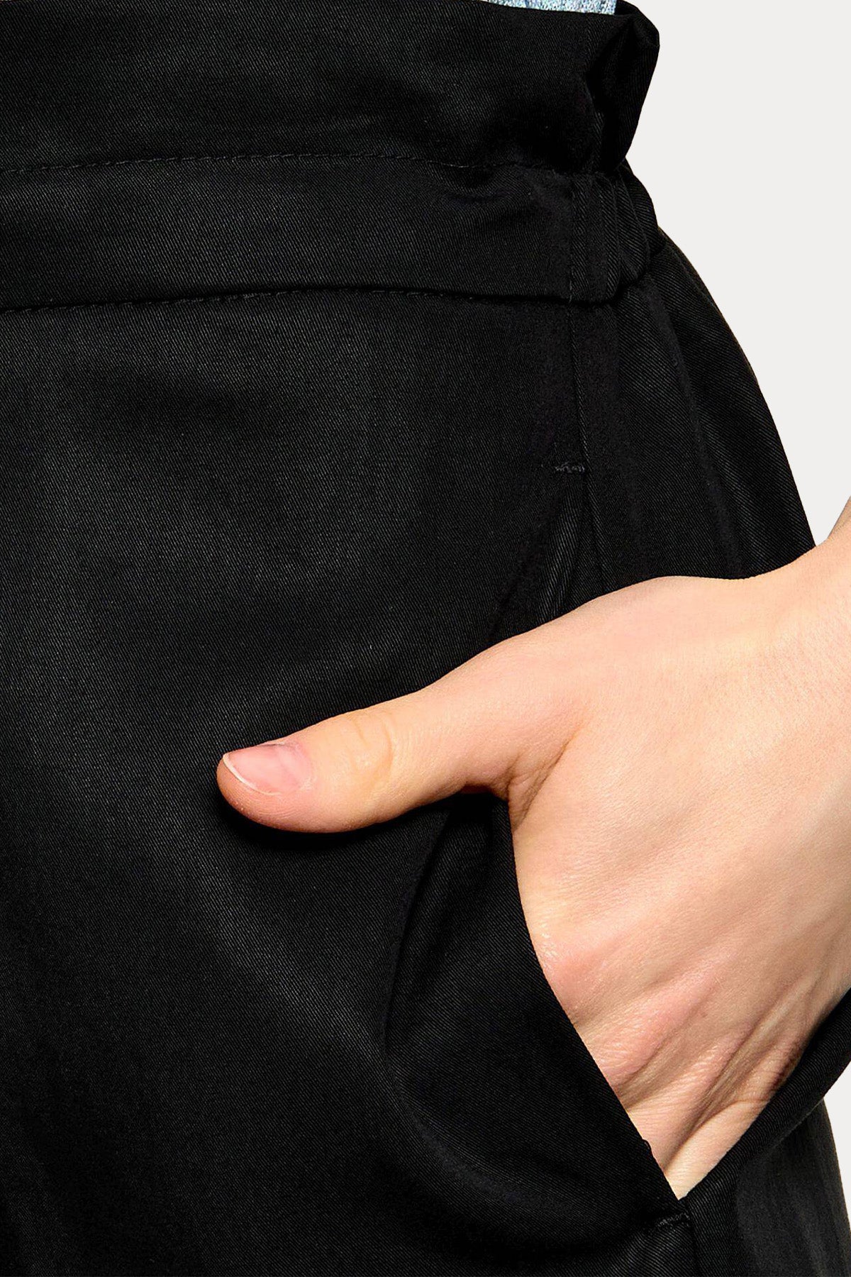 Liu Jo Straight Fit Beli Lastikli Yüksek Bel Pantolon