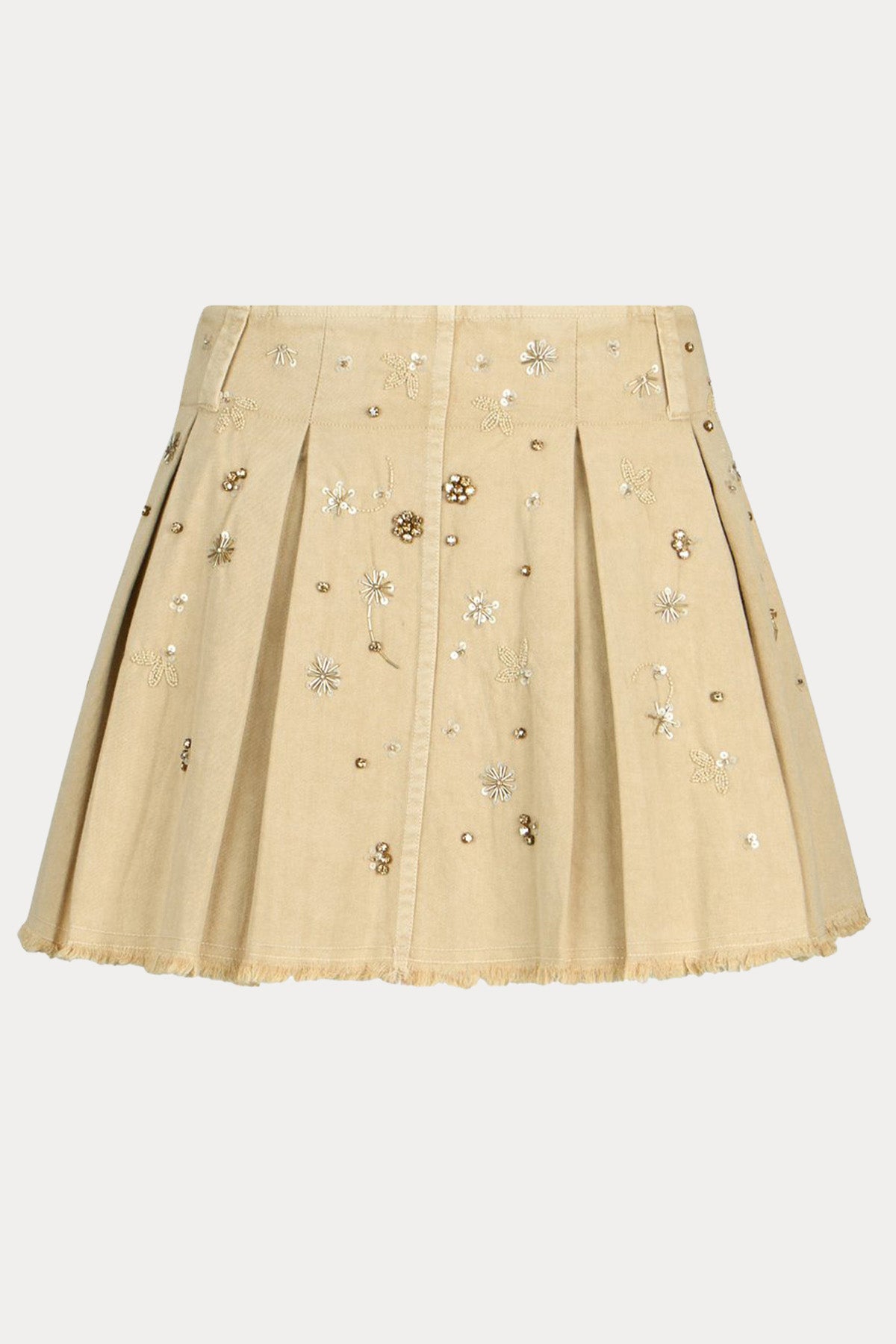 Liu Jo Pileli Mini Denim Etek