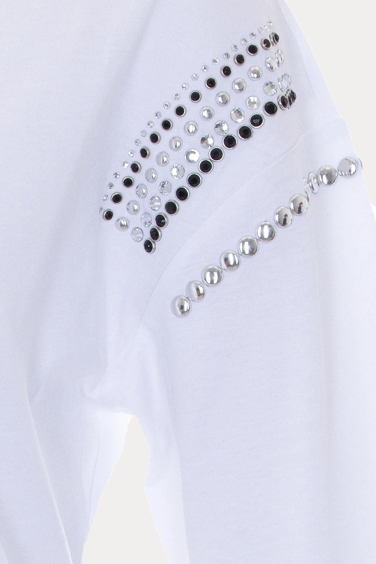 Liu Jo Comfort Fit Troklu Yuvarlak Yaka T-shirt