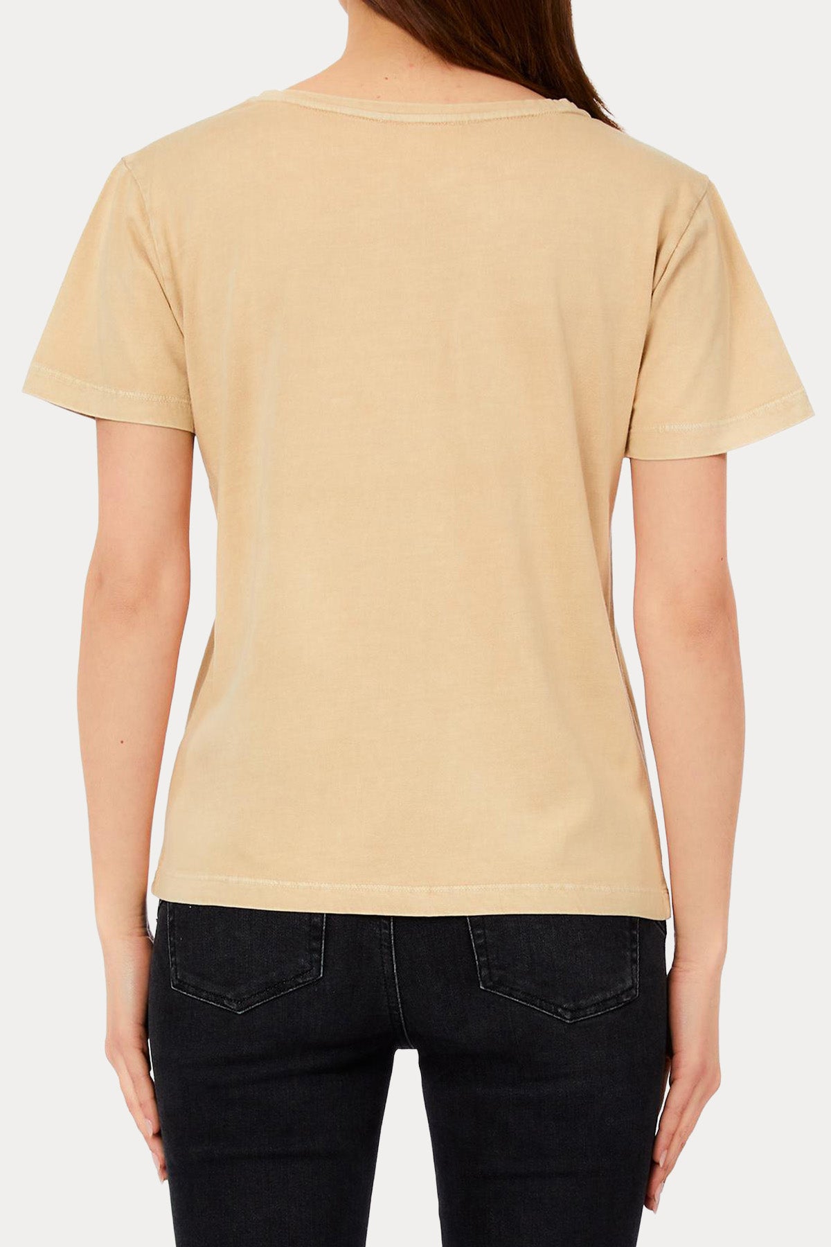 Liu Jo Comfort Fit Nakış Pul Desenli T-shirt-T-shirt-Libas