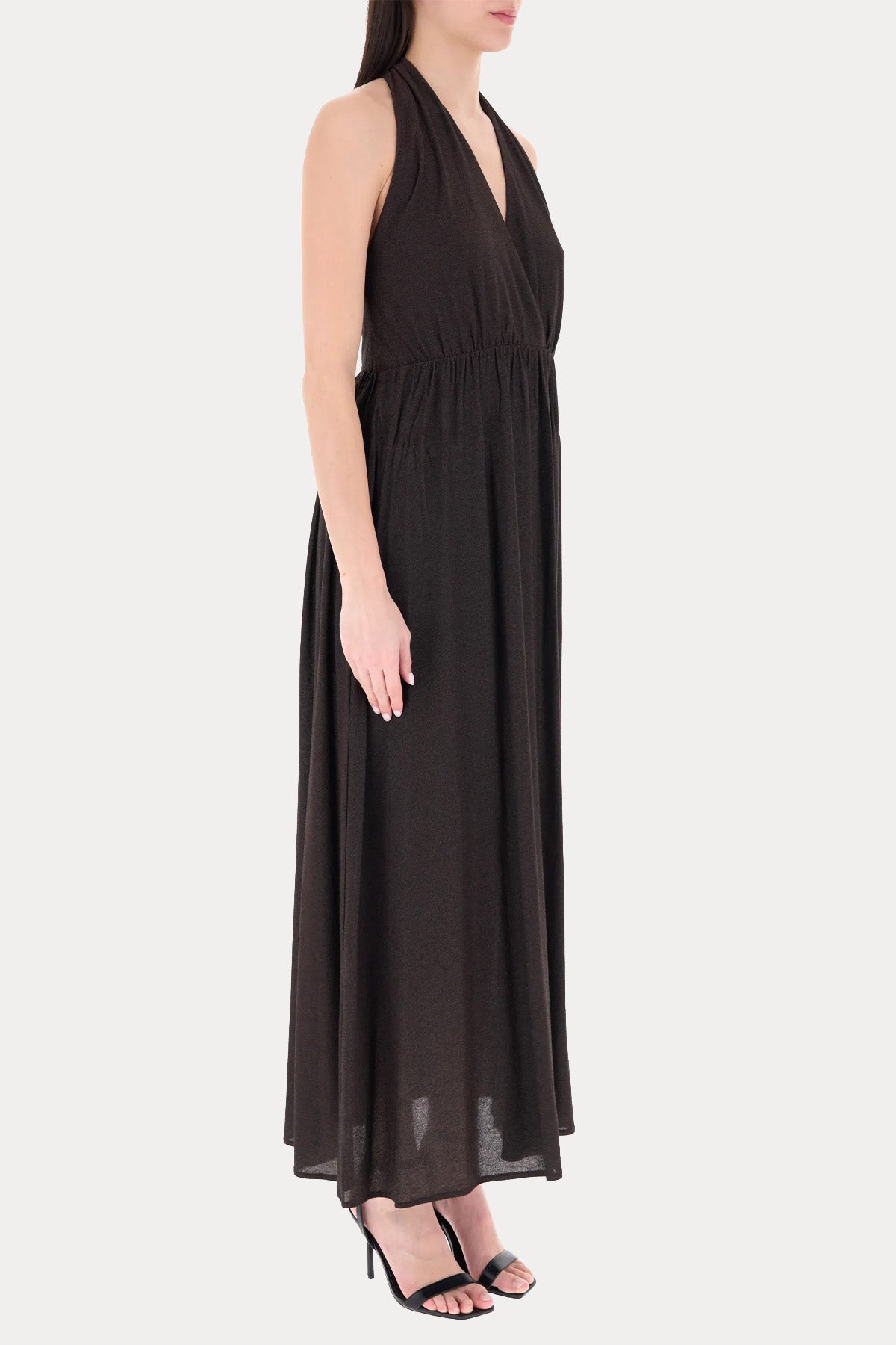 Liu Jo Kruvaze Streç Maxi Elbise