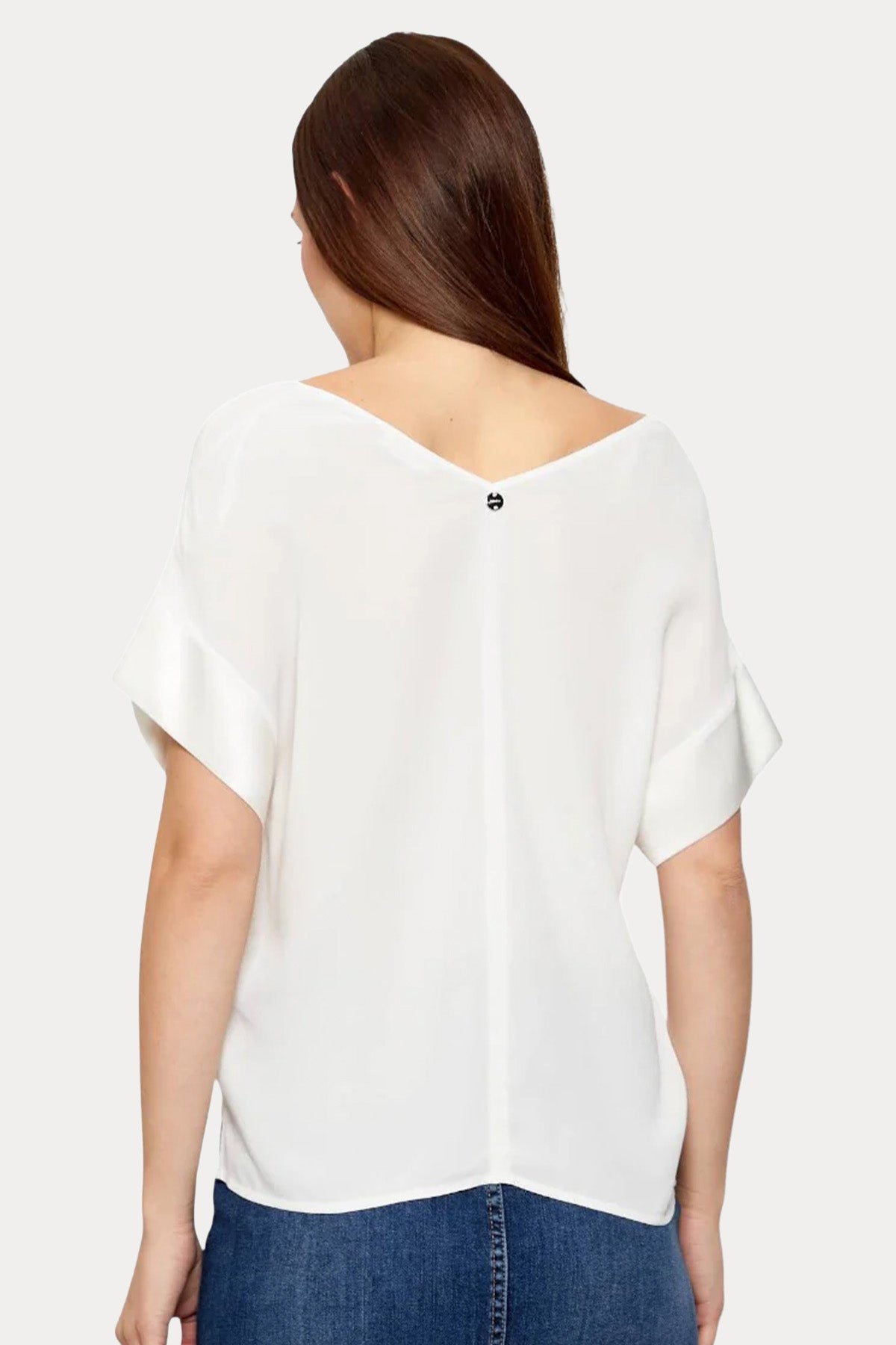 Liu Jo Loose Fit V Yaka Bluz