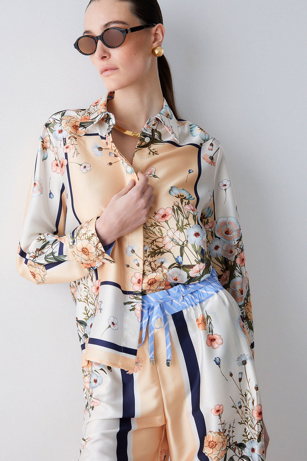 Liu Jo Comfort Fit Desenli Gömlek