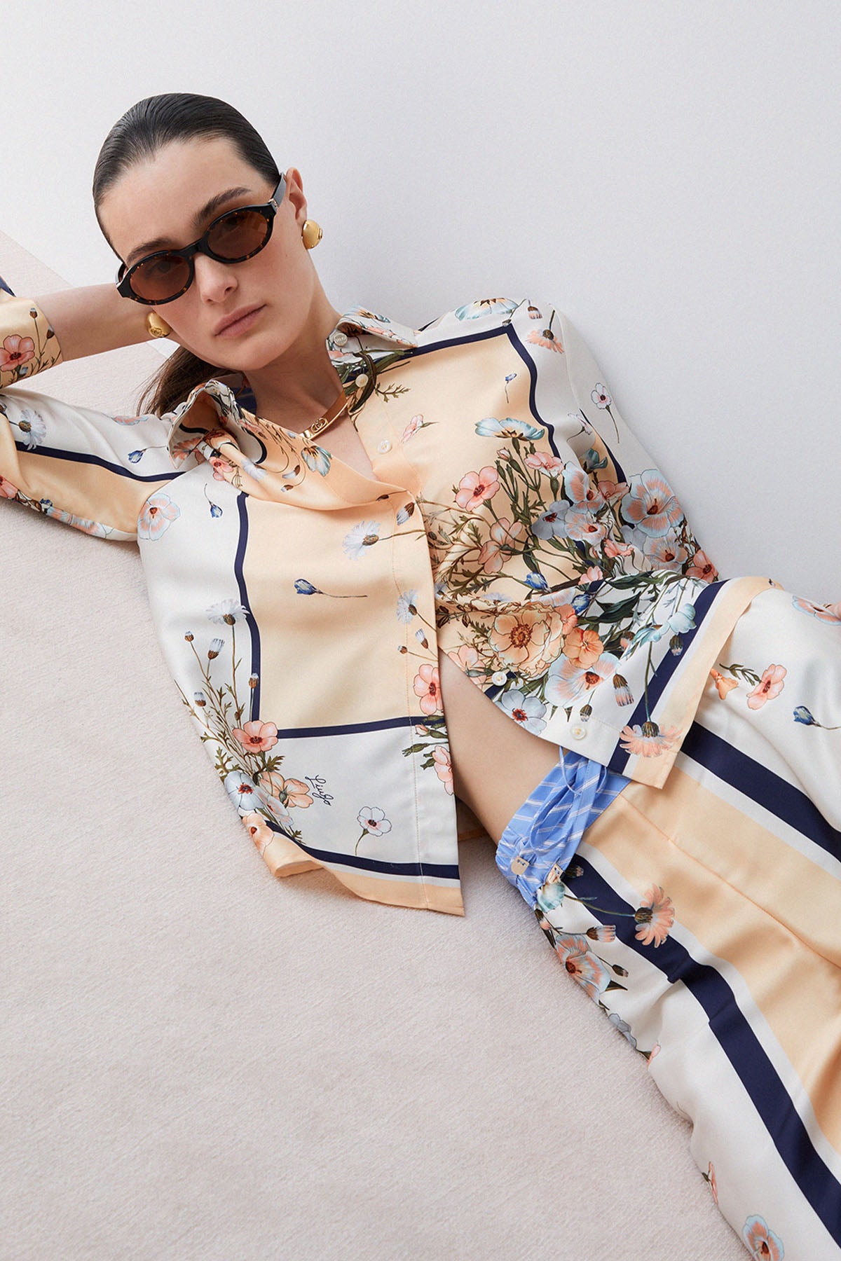 Liu Jo Comfort Fit Desenli Gömlek