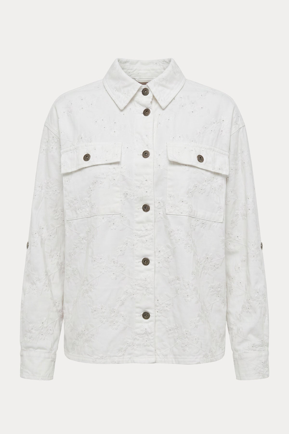 Liu Jo Relaxed Fit Nakış Desenli Gömlek Ceket