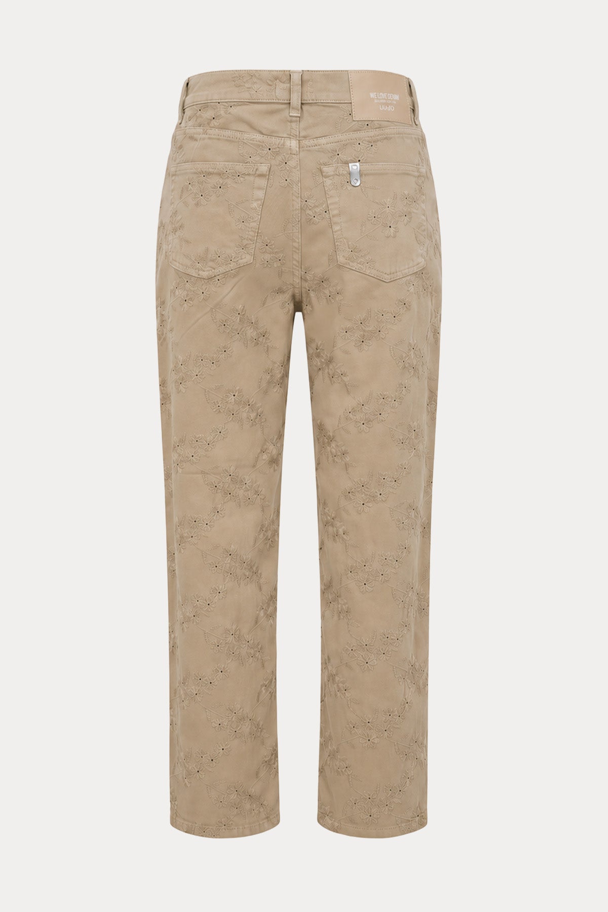 Liu Jo Straight Fit Nakış Çiçek Desenli Jeans