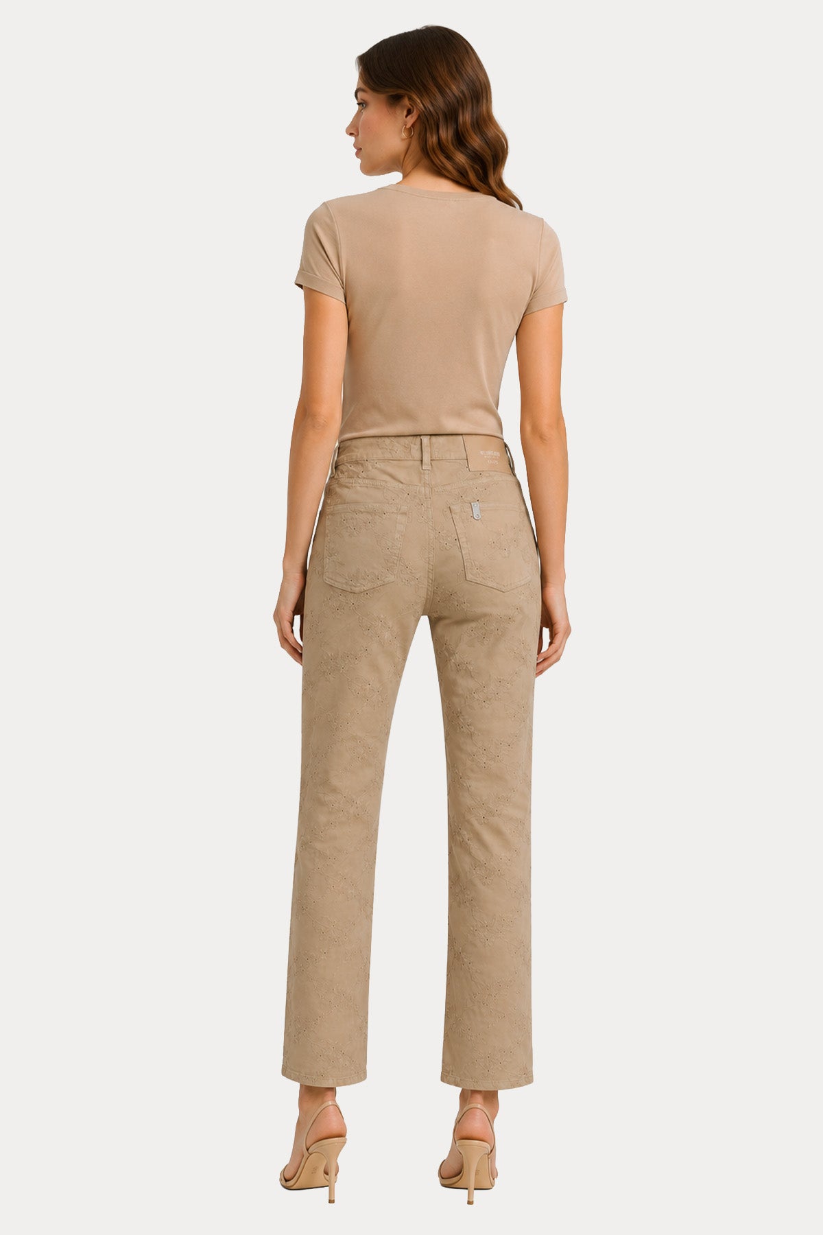 Liu Jo Straight Fit Nakış Çiçek Desenli Jeans