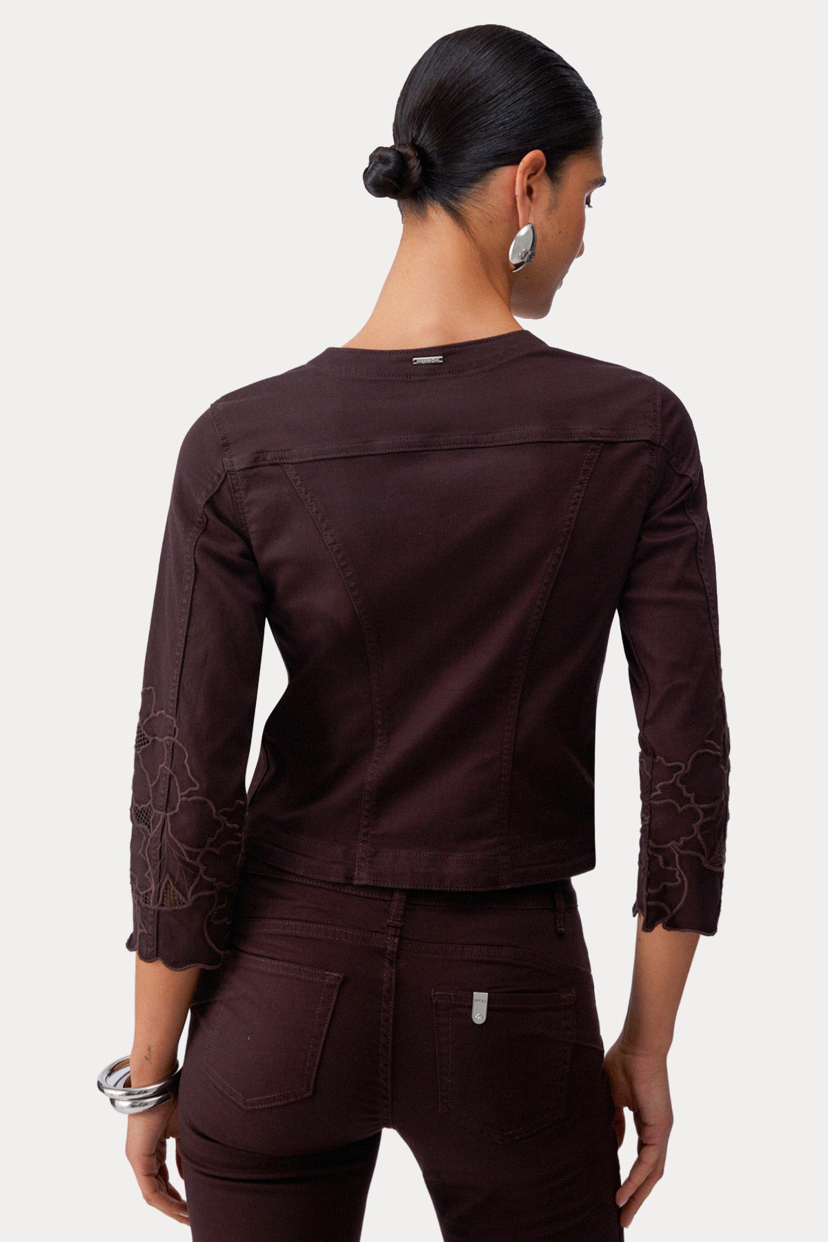 Liu Jo Slim Fit Nakış Detaylı Ceket-Ceket-Libas