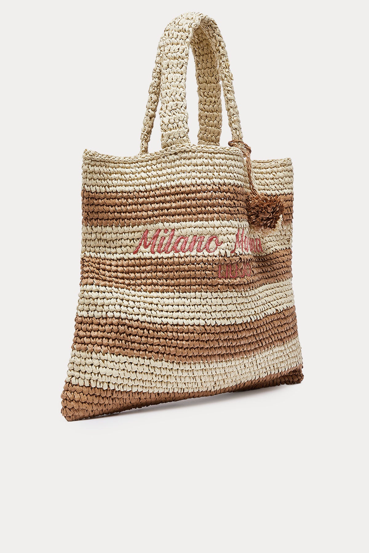 Liu Jo Hasır Örgü Shopping Bag Çanta-Çanta-Libas