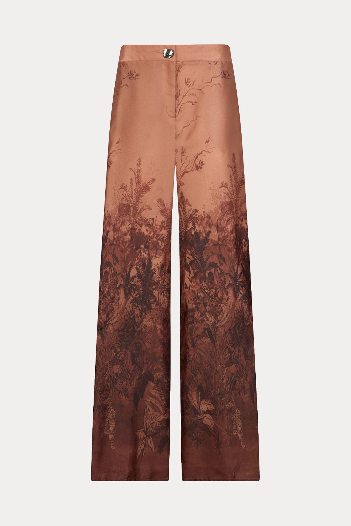 Liu Jo Relaxed Fit Desenli Saten Pantolon