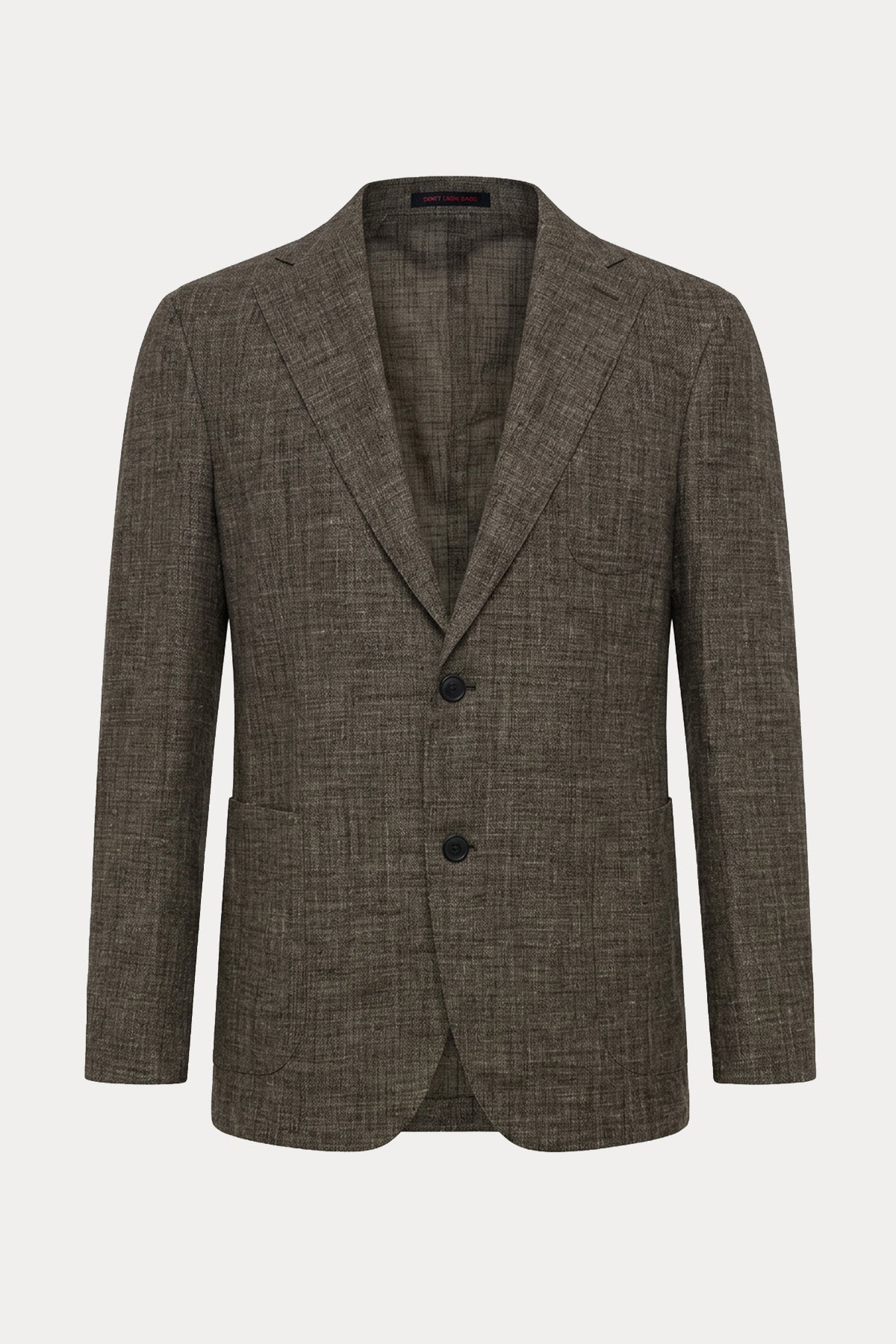The Gigi Spor Cepli İpek Keten Blazer Ceket-Ceket-Libas