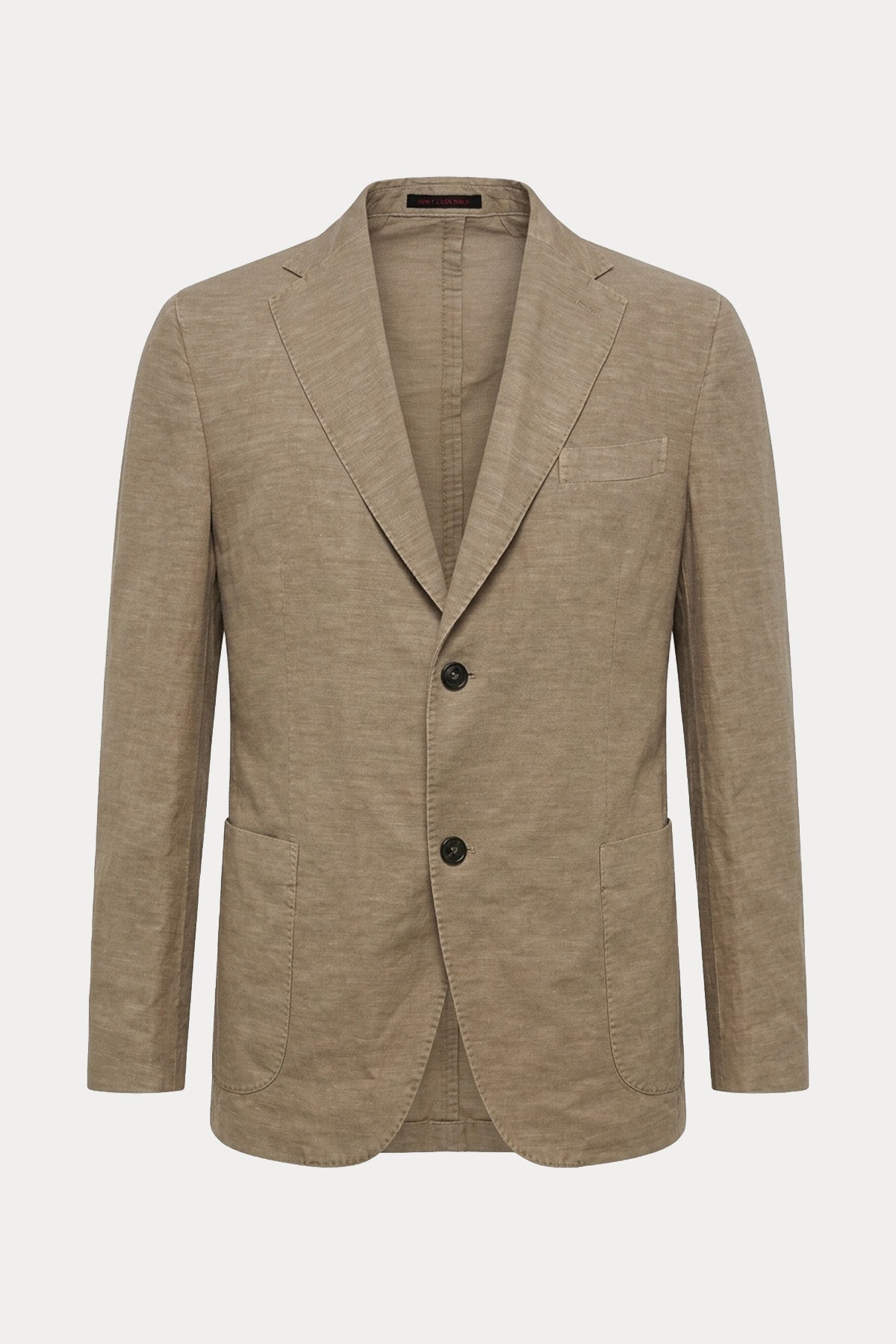 The Gigi Spor Cepli Keten Blazer Ceket-Ceket-Libas
