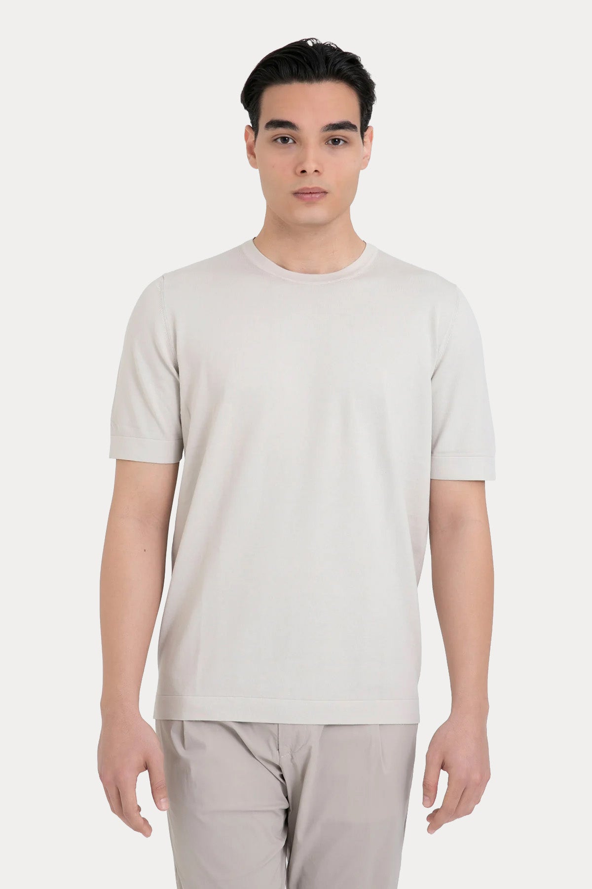 Gran Sasso Regular Fit Yuvarlak Yaka T-shirt