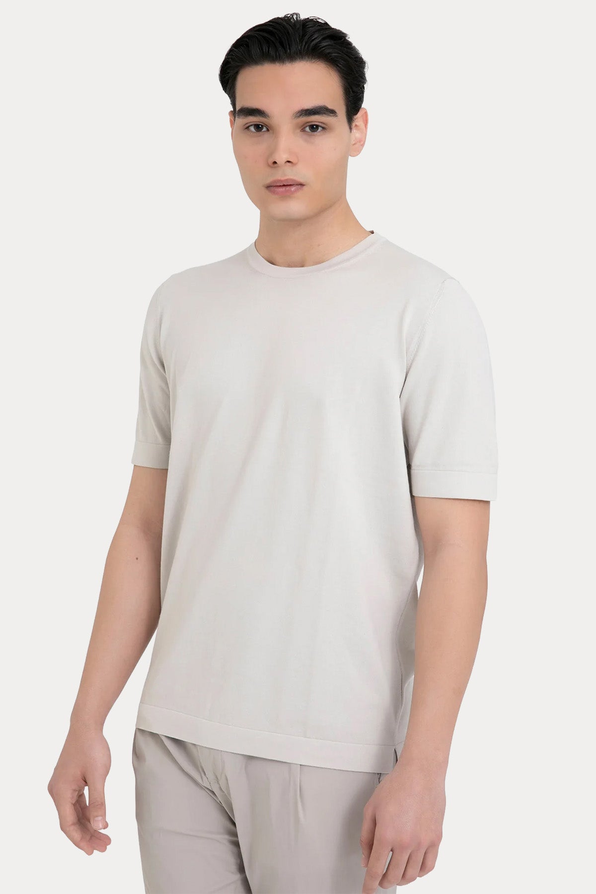 Gran Sasso Regular Fit Yuvarlak Yaka T-shirt