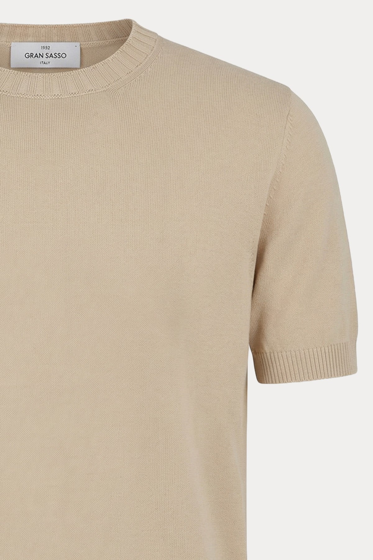 Gran Sasso Regular Fit Yuvarlak Yaka İnce Örgü Triko