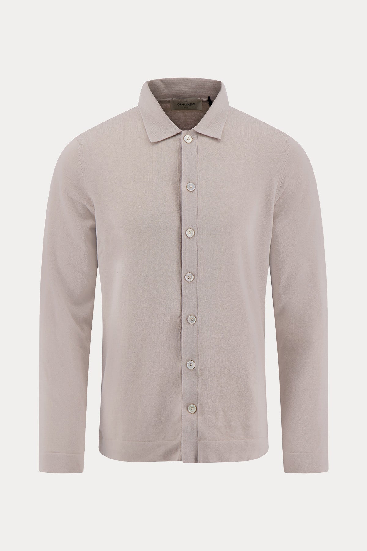 Gran Sasso Regular Fit İnce Örgü Polo Yaka Triko Ceket-Ceket-Libas