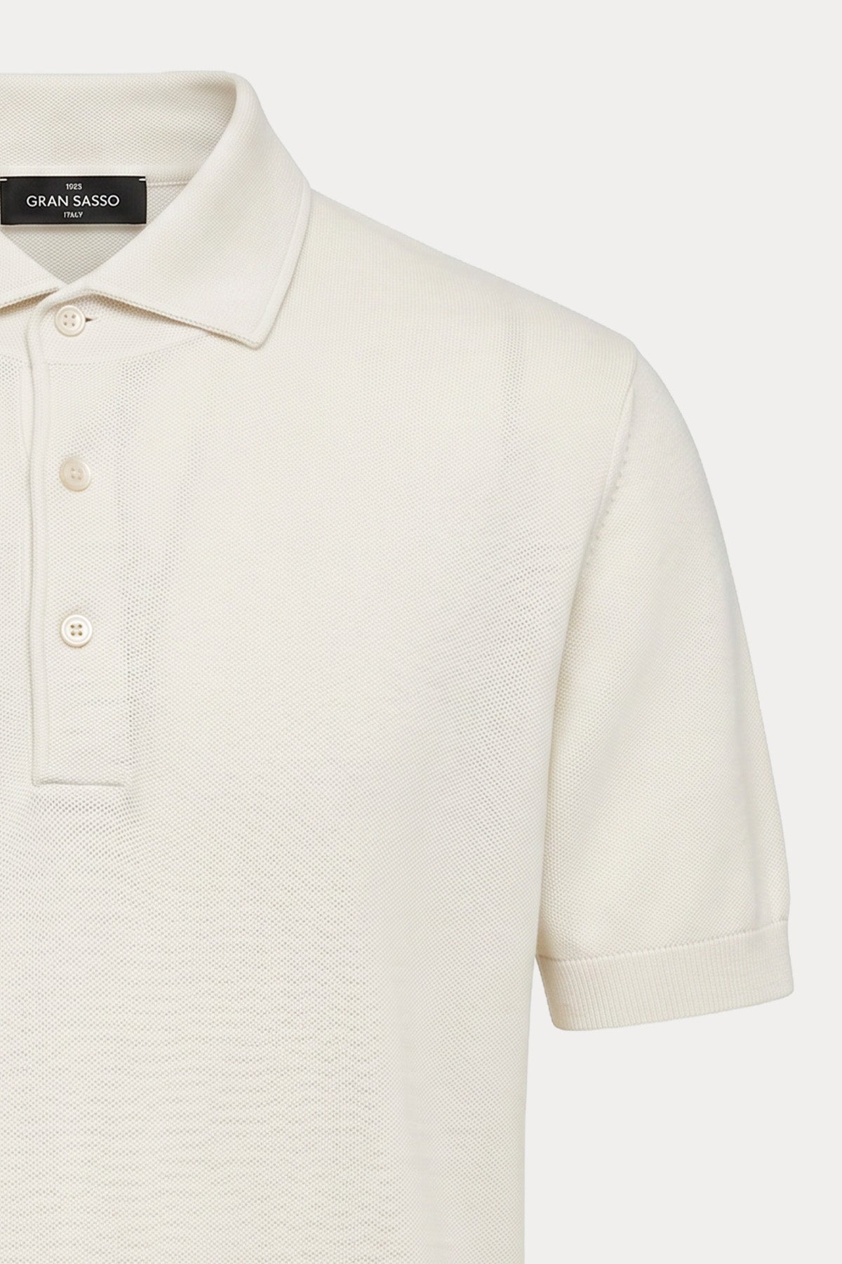Gran Sasso Regular Fit Polo Yaka İpek T-shirt-T-shirt-Libas