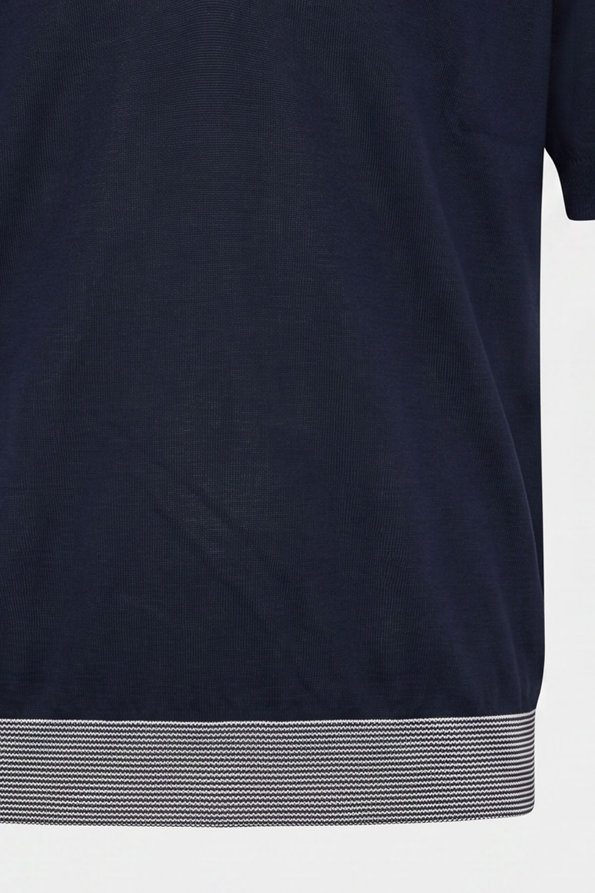 Gran Sasso Regular Fit Polo Yaka İnce Örgü Triko-Triko-Libas