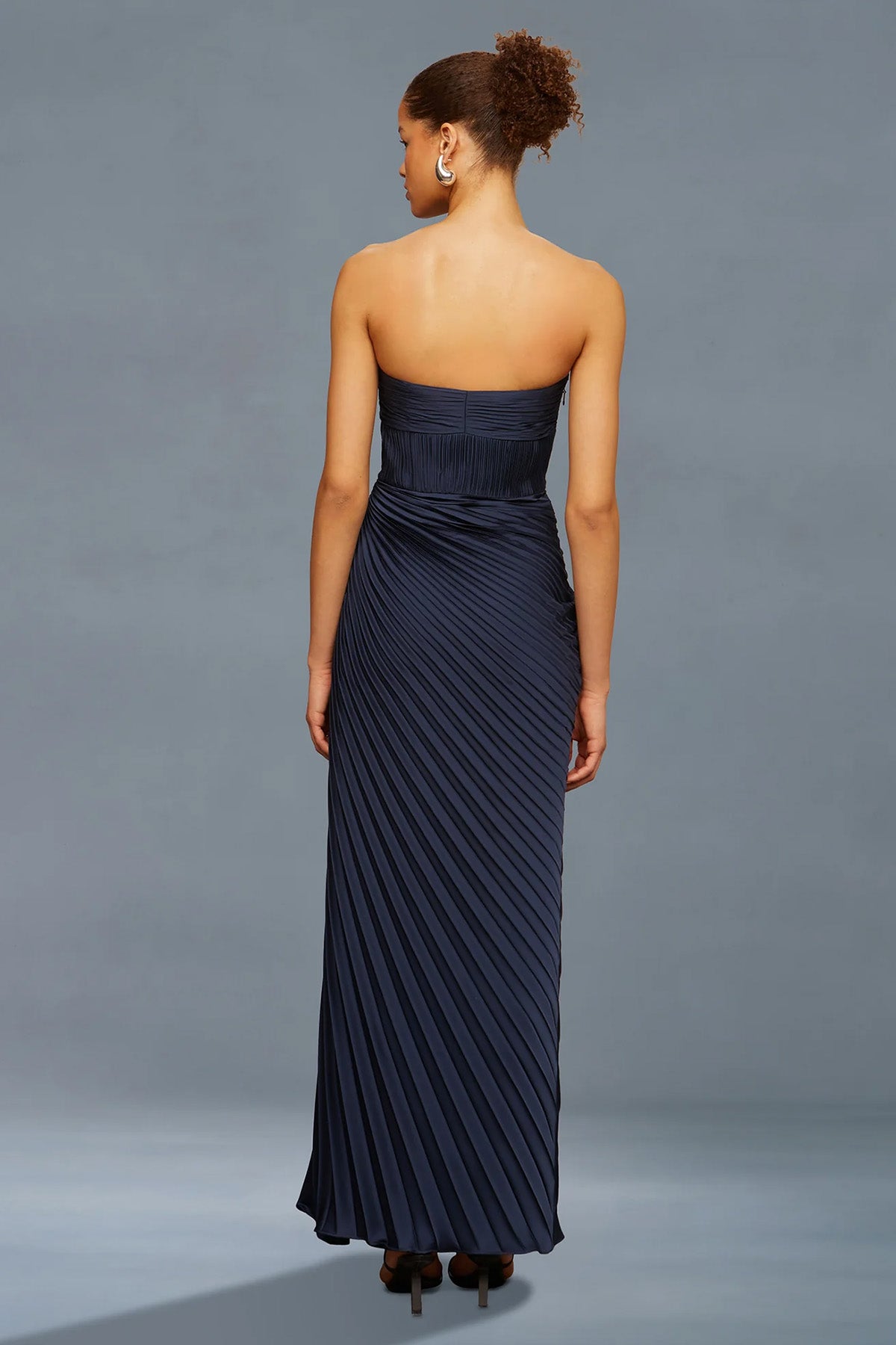 Amur Joyceann Straplez Yaka Maxi Abiye Elbise-Abiye-Libas