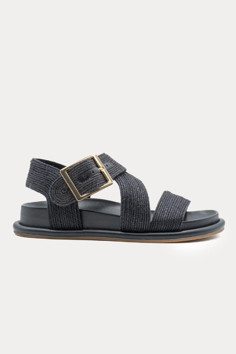 Paloma Barcelo Catalina Metal Tokalı Deri Sandalet-Sandalet-Libas
