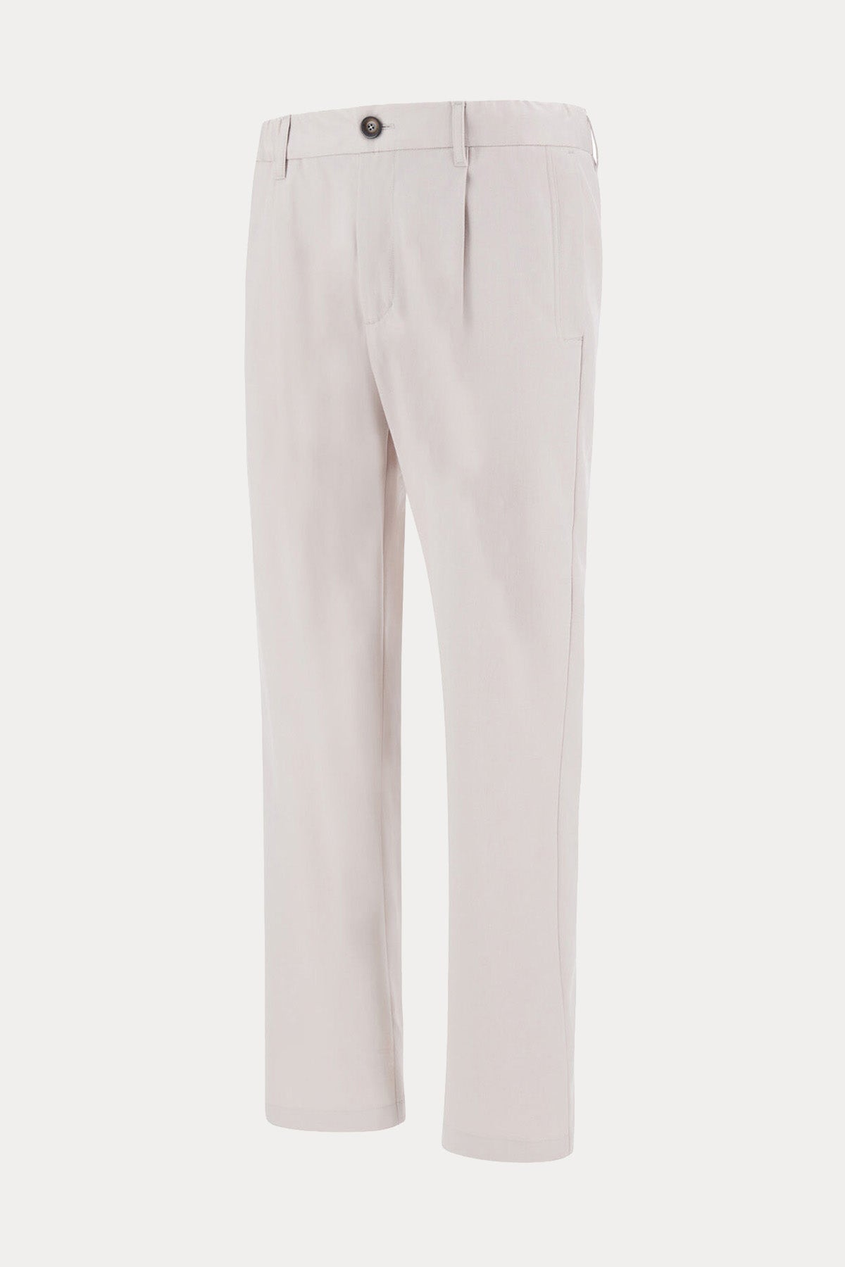 Herno Regular Fit Beli Lastikli Tek Pile Yandan Cepli Pantolon-Pantolon-Libas