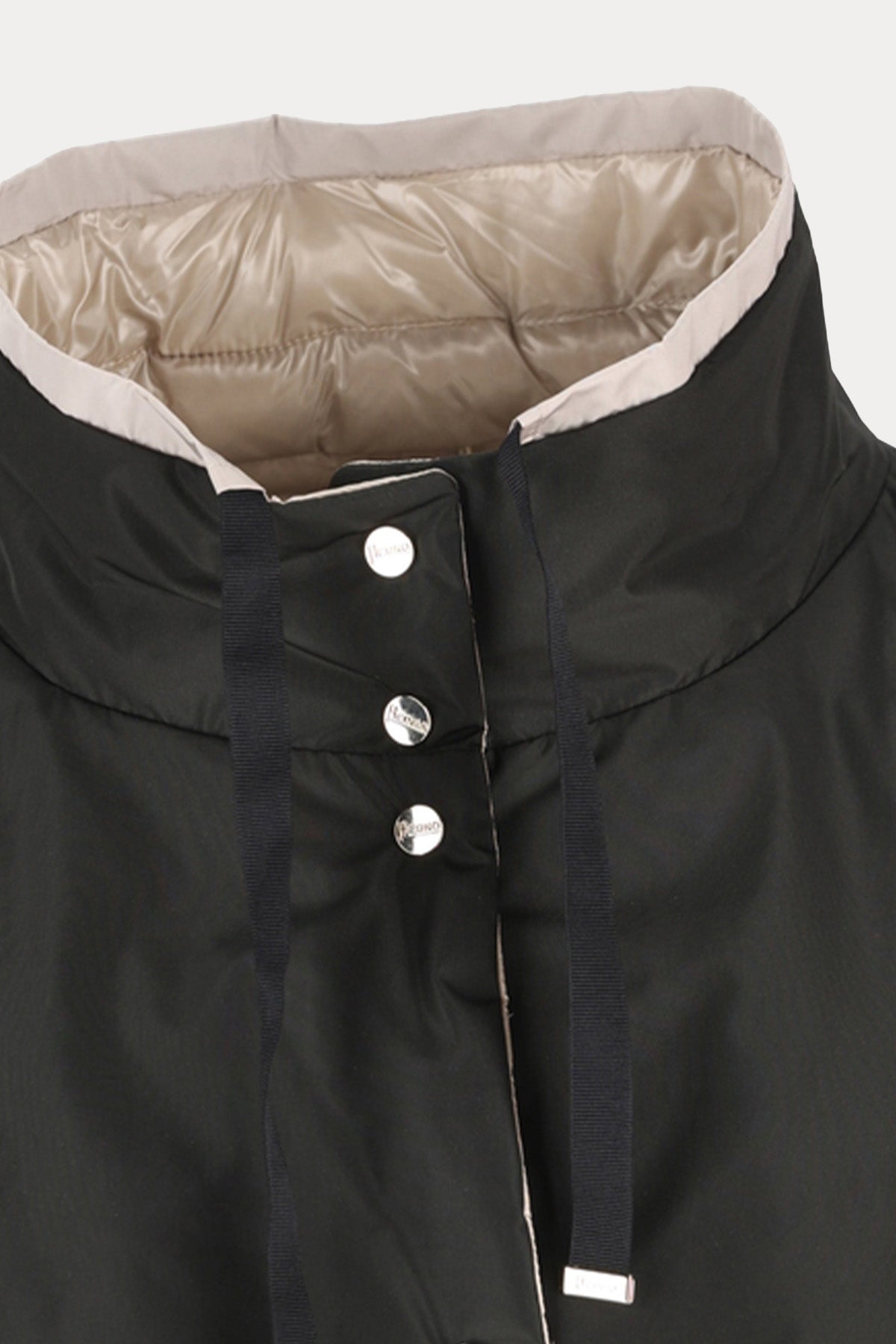 Herno Regular Fit Dik Yaka Çift Taraflı Puffer Ceket-Ceket-Libas