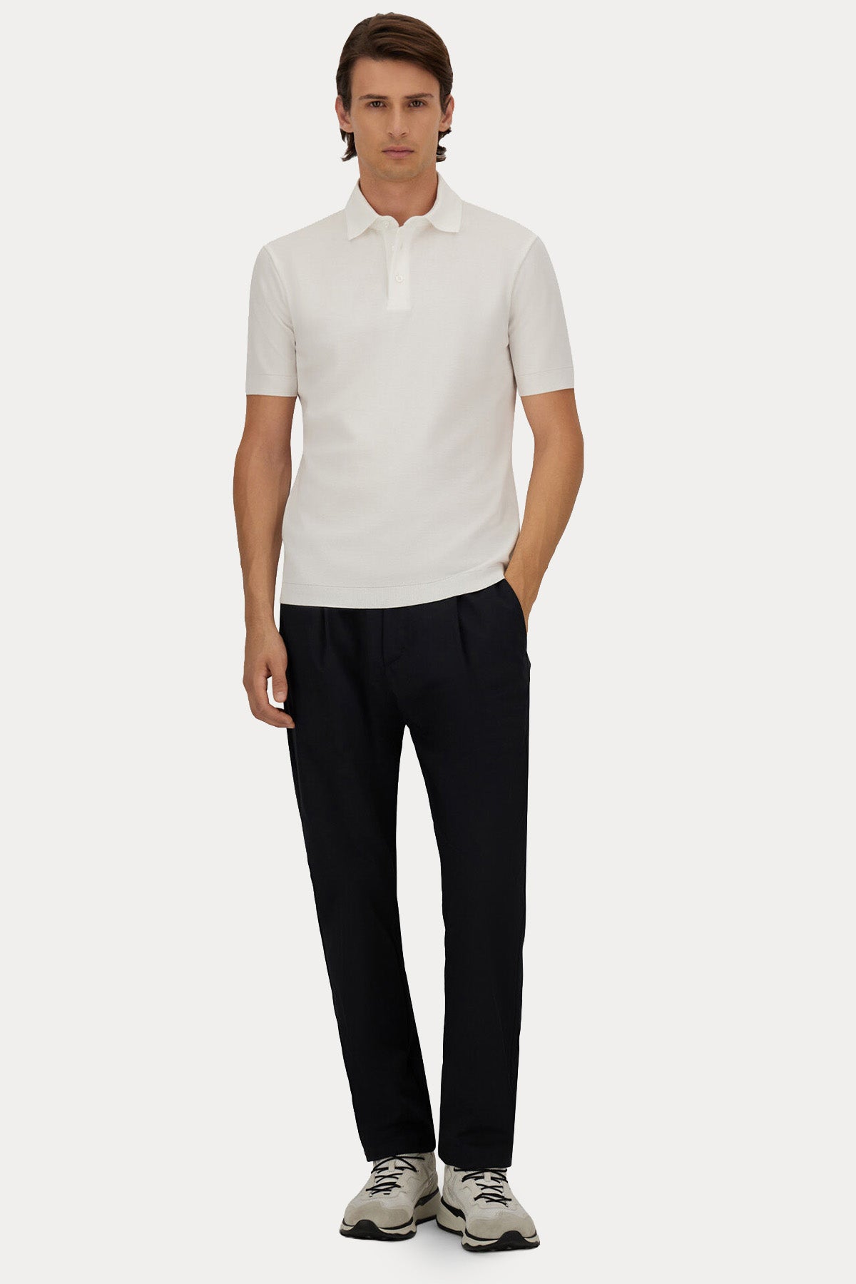 Herno Regular Fit Polo Yaka T-shirt-T-shirt-Libas
