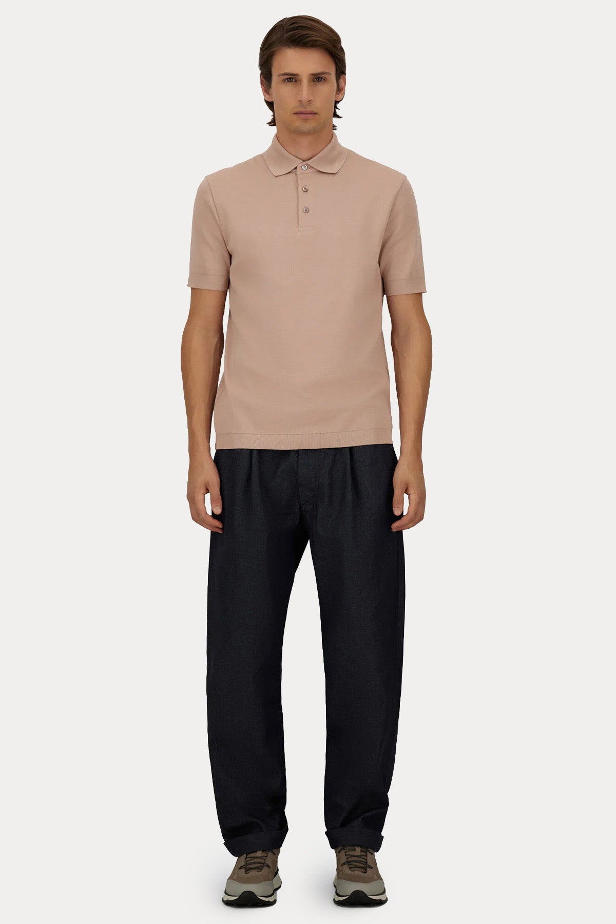 Herno Regular Fit Polo Yaka T-shirt-T-shirt-Libas
