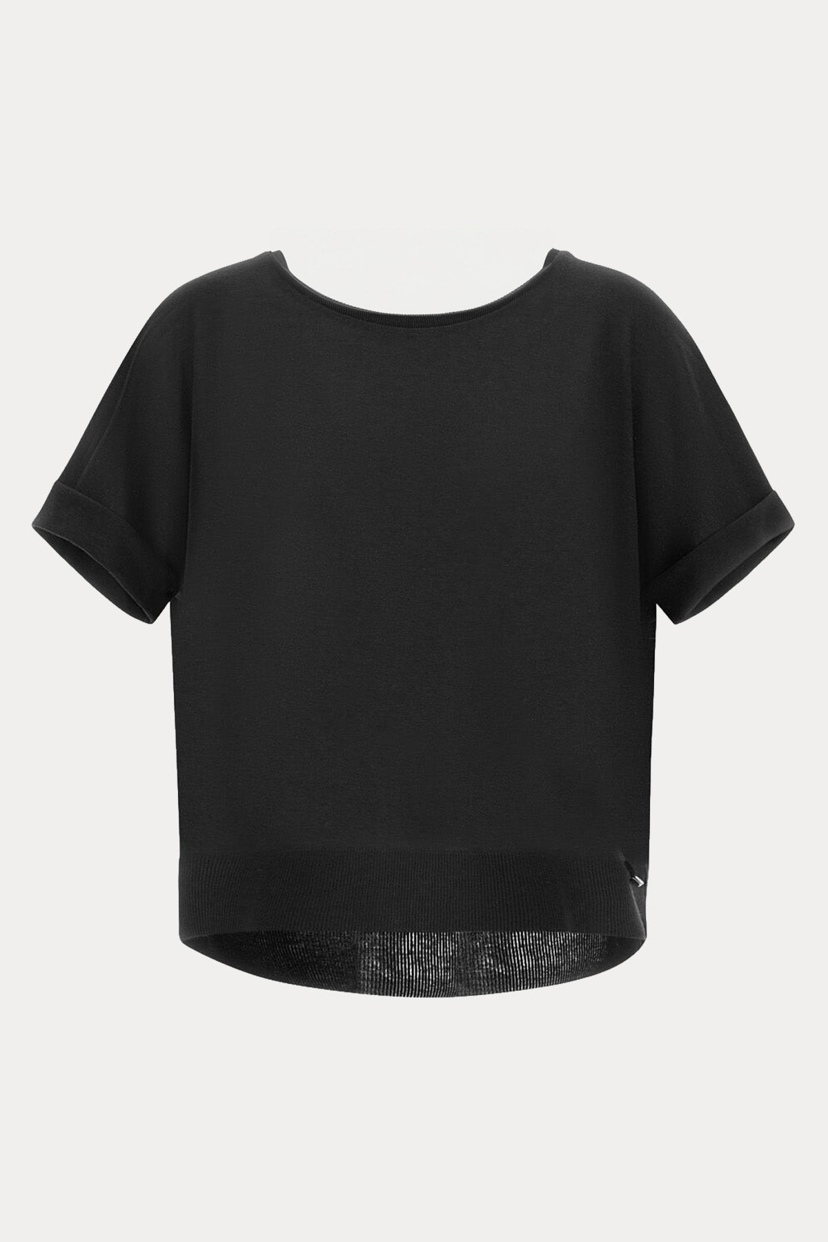 Herno Boxy Fit Yuvarlak Yaka T-shirt-T-shirt-Libas