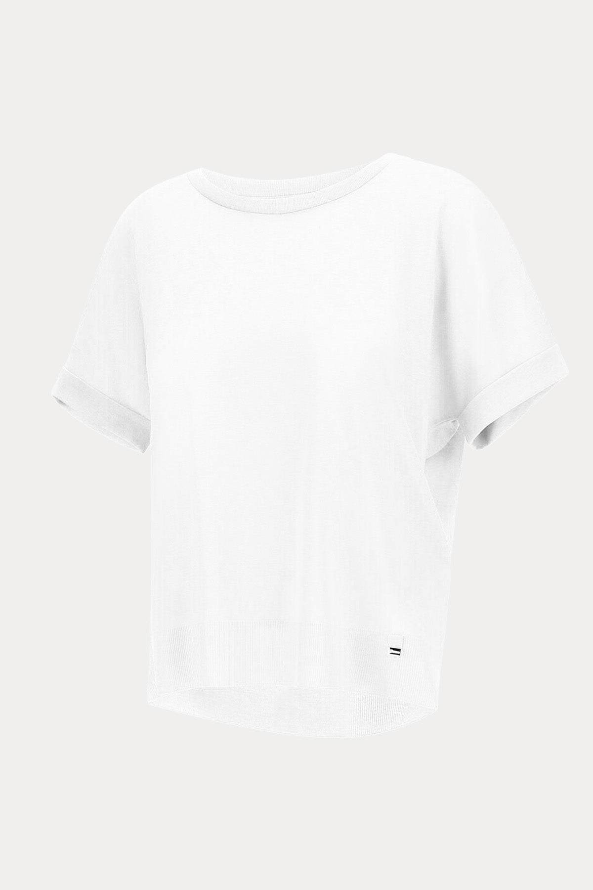 Herno Boxy Fit Yuvarlak Yaka T-shirt-T-shirt-Libas