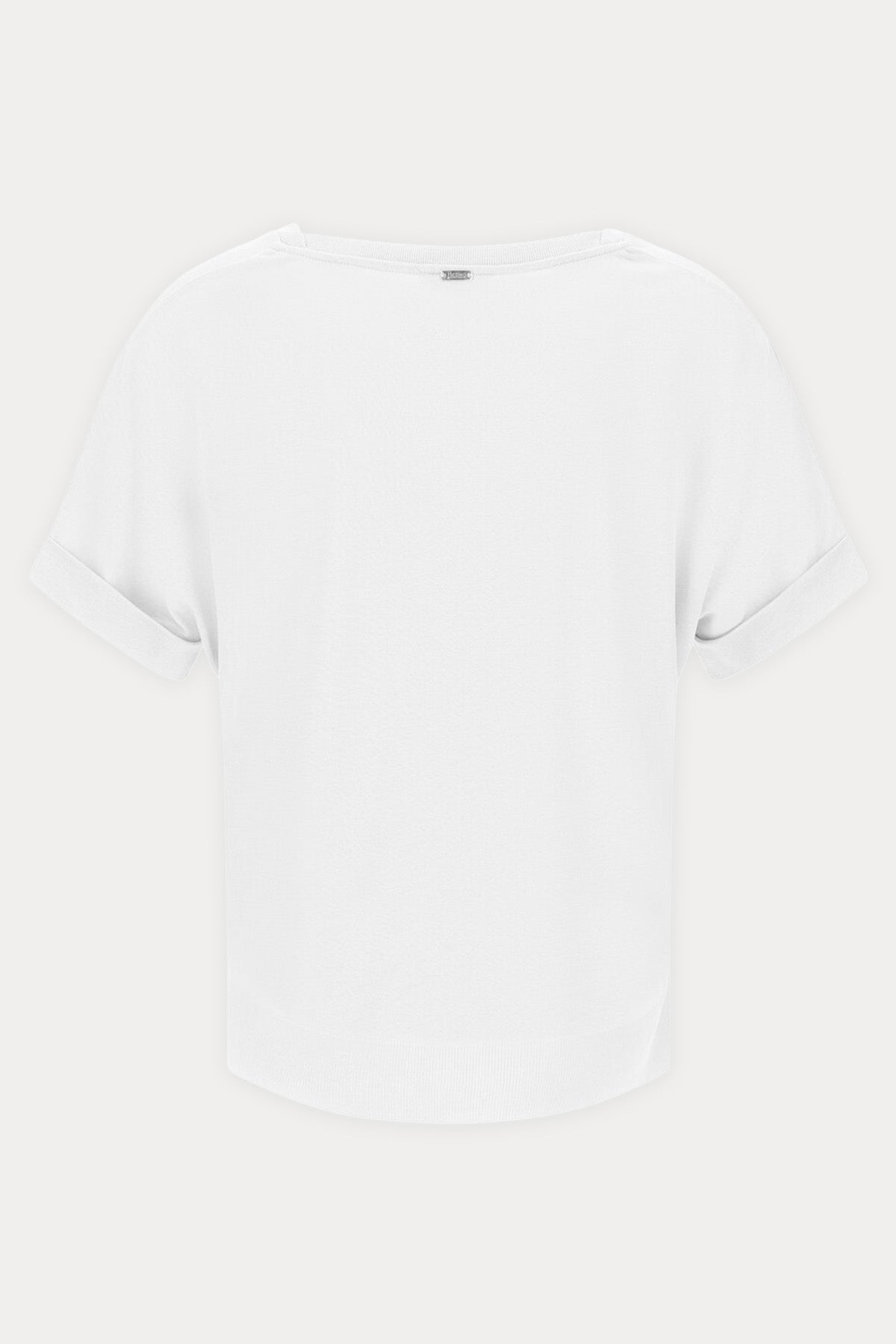 Herno Boxy Fit Yuvarlak Yaka T-shirt-T-shirt-Libas