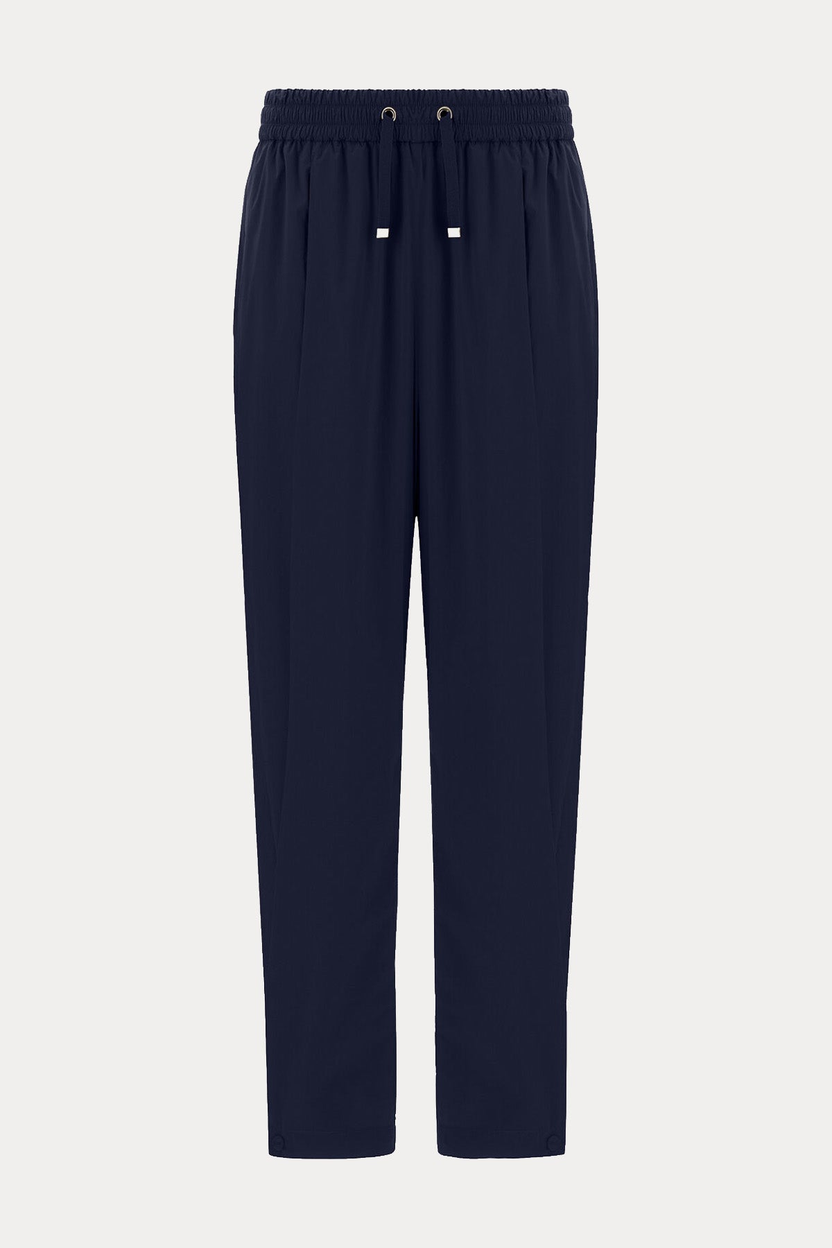 Herno Relaxed Fit Beli Lastikli Yandan Cepli Streç Pantolon-Pantolon-Libas