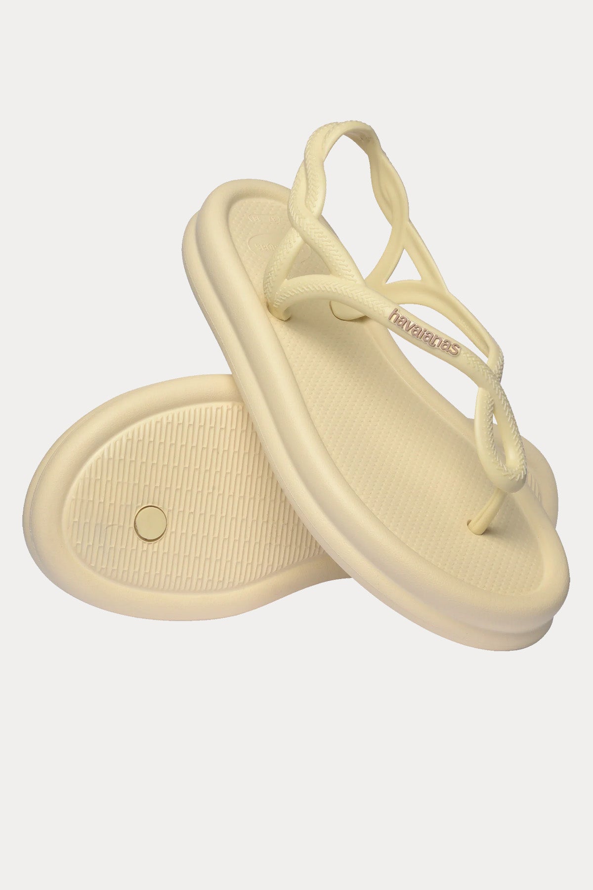 Havaianas Logolu Parmak Arası Puf Sandalet