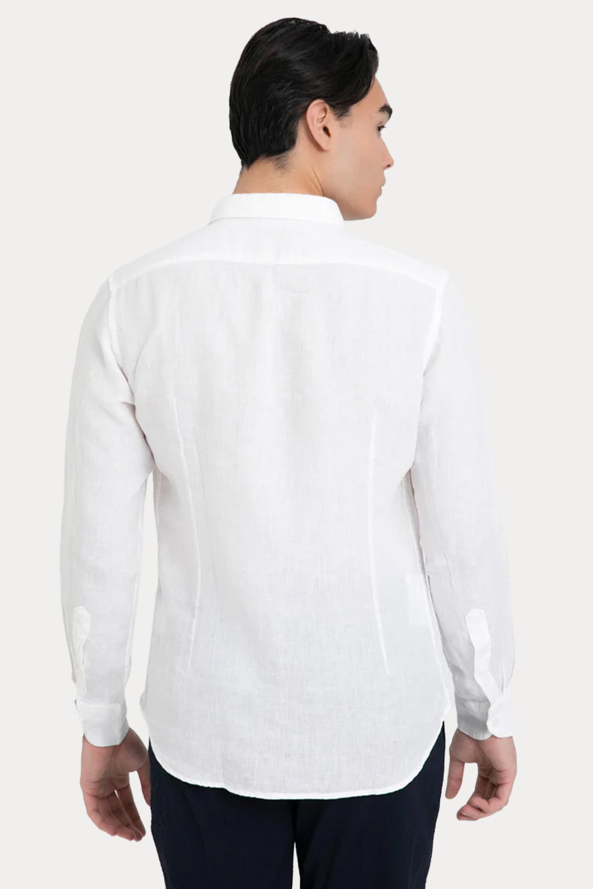 Fradi Regular Fit Keten Gömlek-Gömlek-Libas