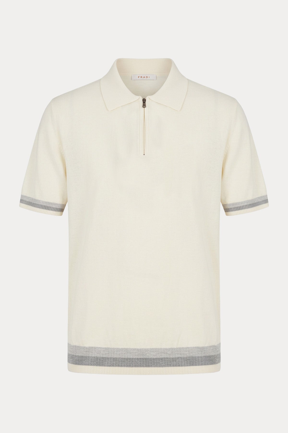 Fradi Regular Fit Fermuarlı Polo Yaka Örgü Triko-Triko-Libas