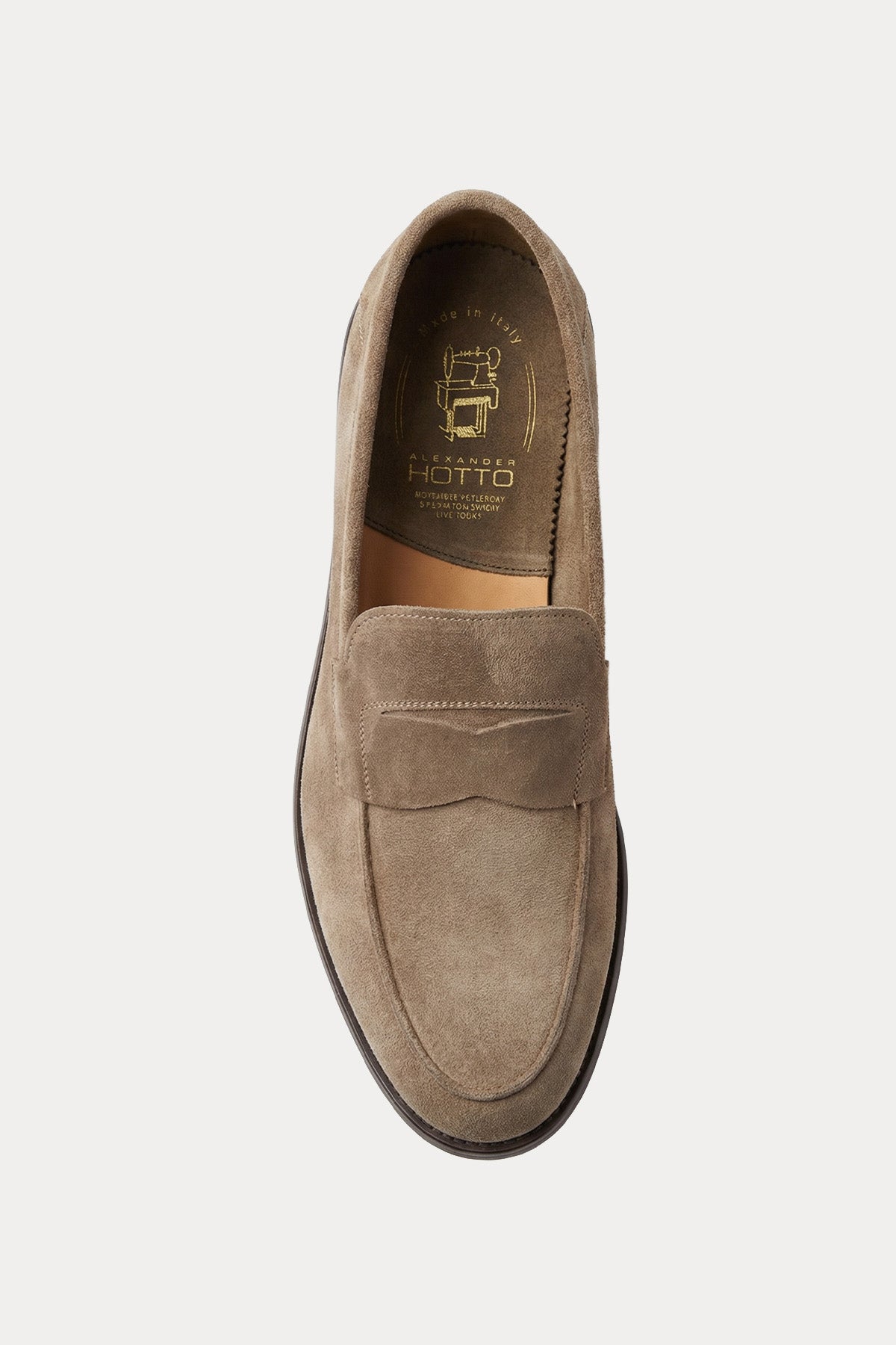 Alexander Hotto Kemerli Süet Loafer Ayakkabı