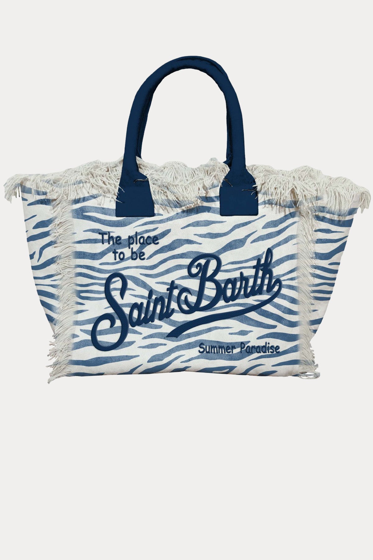 Saint Barth Large Logolu Kanvas Çanta