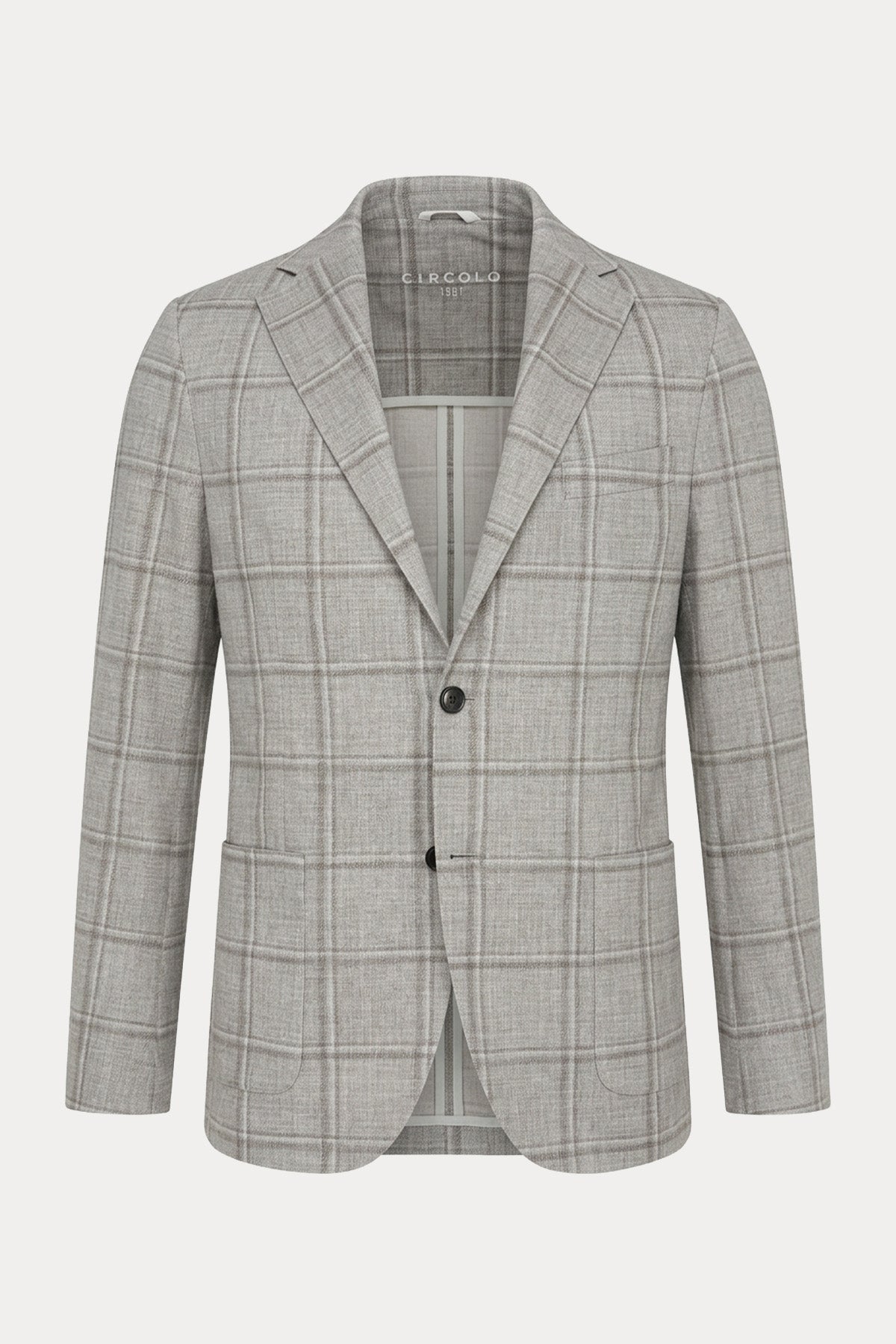 Circolo 1901 Ekose Desen Spor Cepli Blazer Ceket