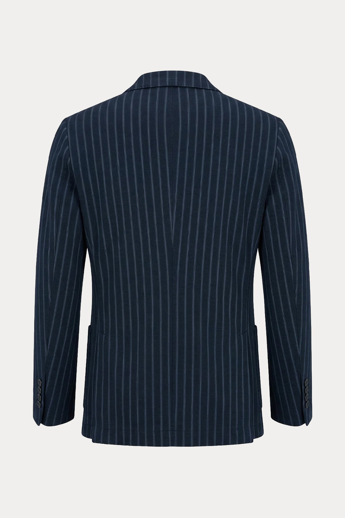 Circolo 1901 Spor Cepli Çizgili Streç Blazer Ceket