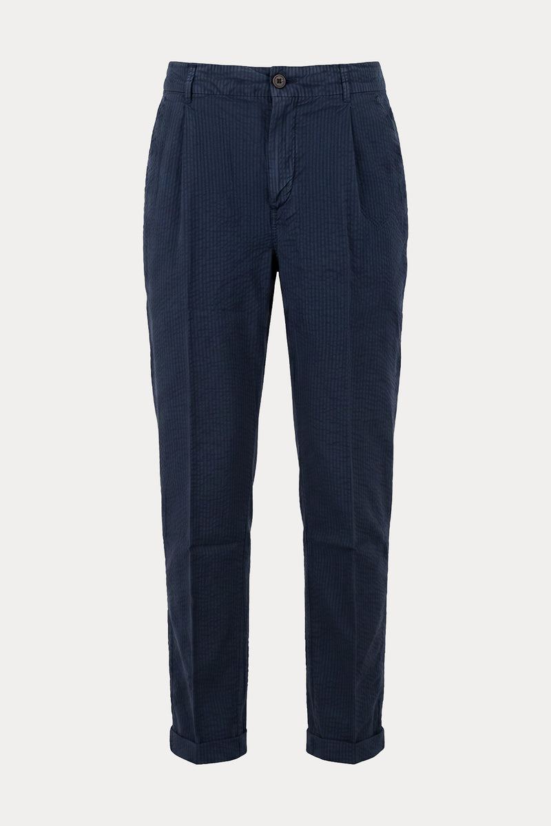 40 Weft Joec Easy Fit Tek Pile Dokulu Kumaş Yandan Cepli Pantolon-Pantolon-Libas