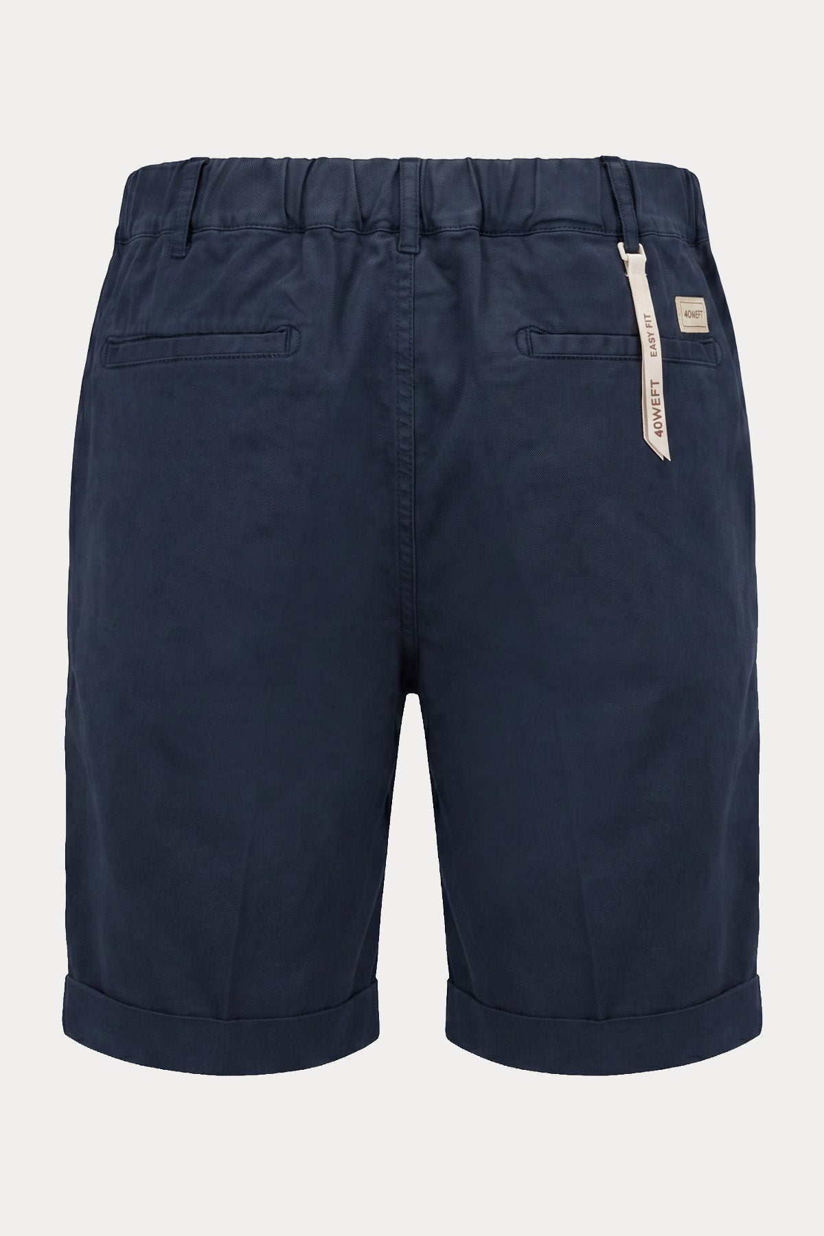 40 Weft Mike Easy Fit Tek Pile Beli Lastikli Streç Şort-Şort-Libas
