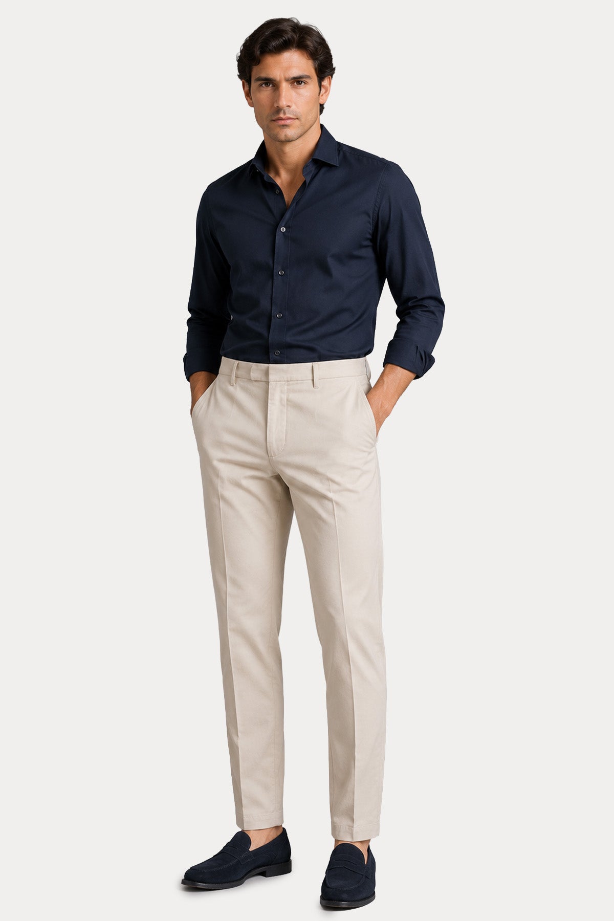 Michael Coal Slim Fit Yandan Cepli Pantolon