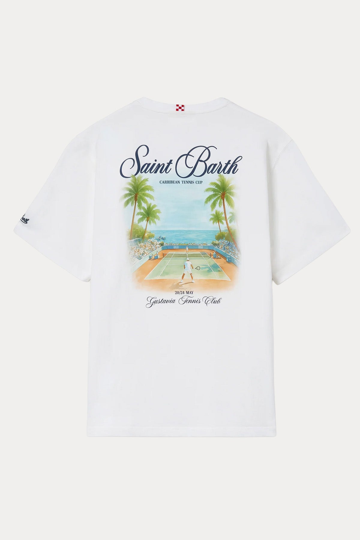 Saint Barth Regular Fit Yuvarlak Yaka Logolu T-shirt-T-shirt-Libas