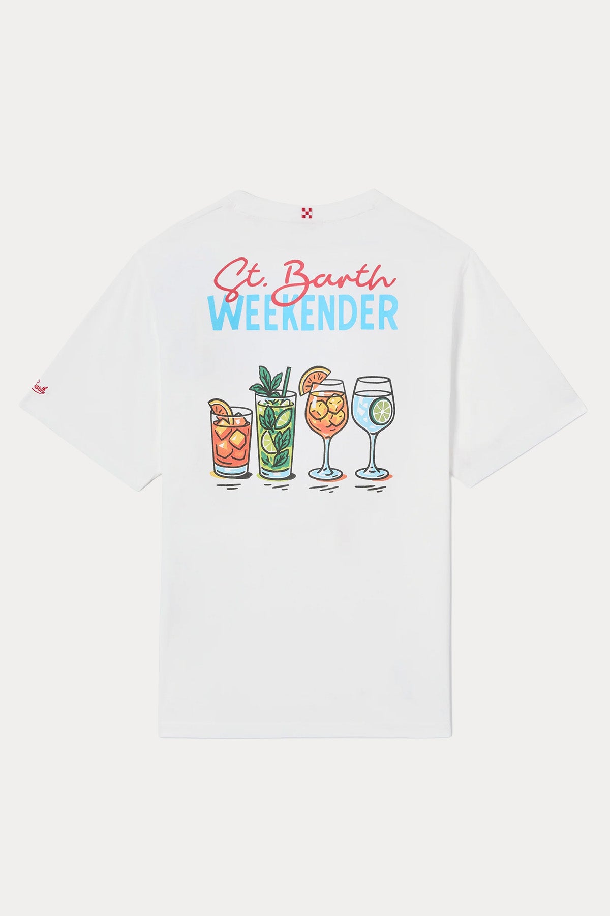 Saint Barth Relaxed Fit Yuvarlak Yaka Baskılı T-shirt-T-shirt-Libas
