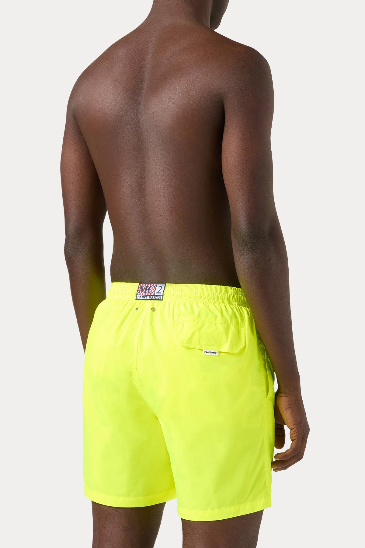 Saint Barth Pantone Beli Lastikli Şort Mayo-Şort Mayo-Libas