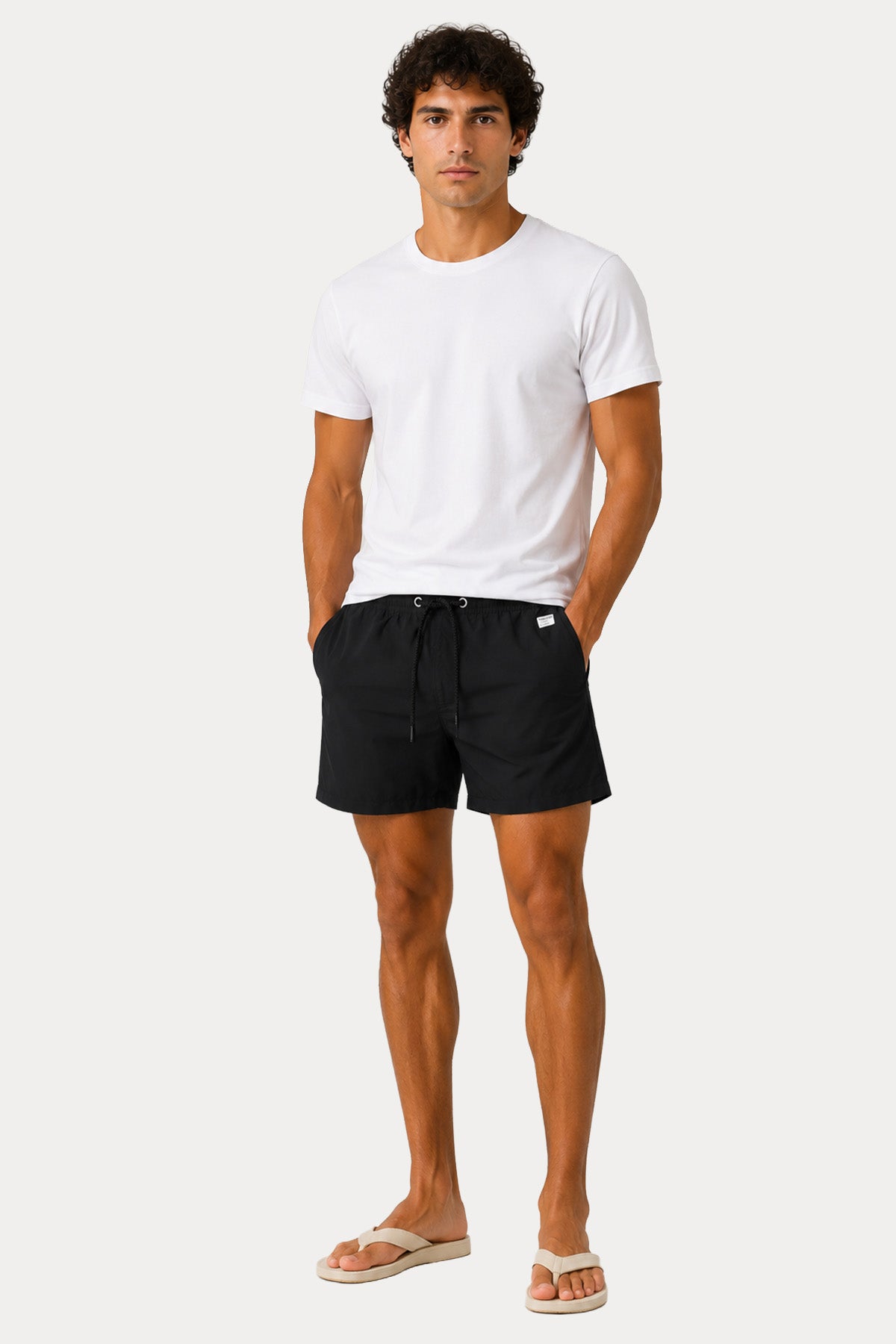 Saint Barth Pantone Beli Lastikli Şort Mayo