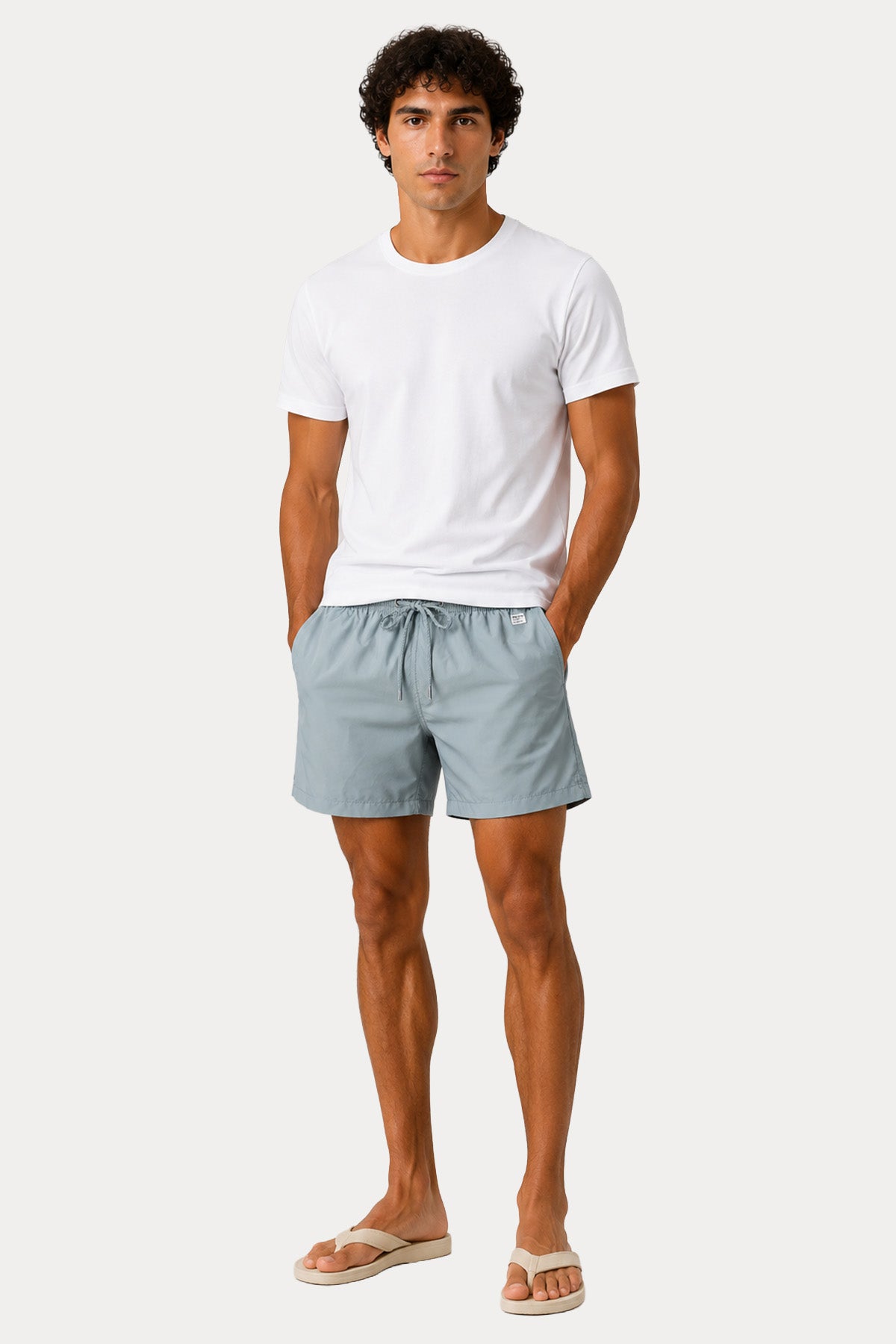 Saint Barth Pantone Beli Lastikli Şort Mayo