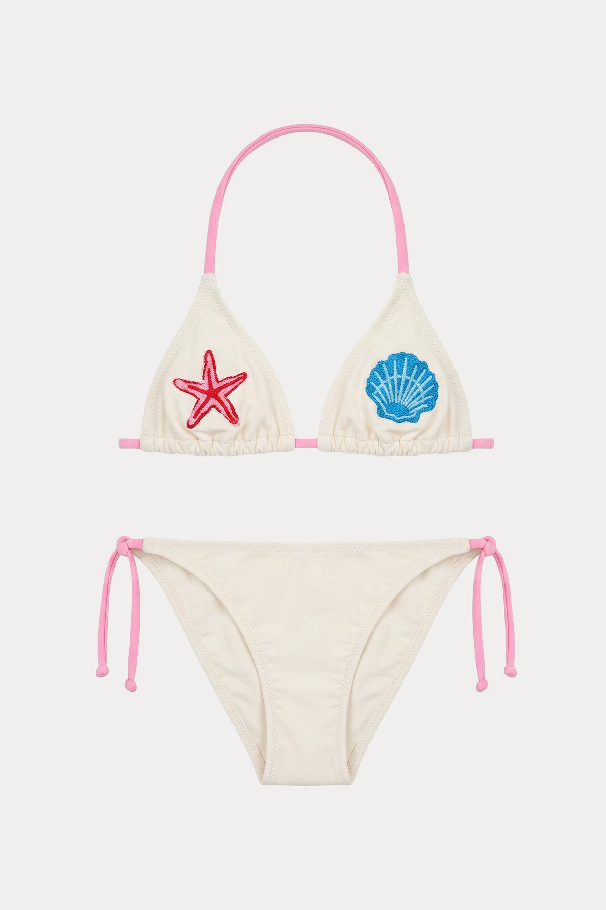 Saint Barth 4-8 Yaş Kız Çocuk Deniz Temalı Streç Bikini
